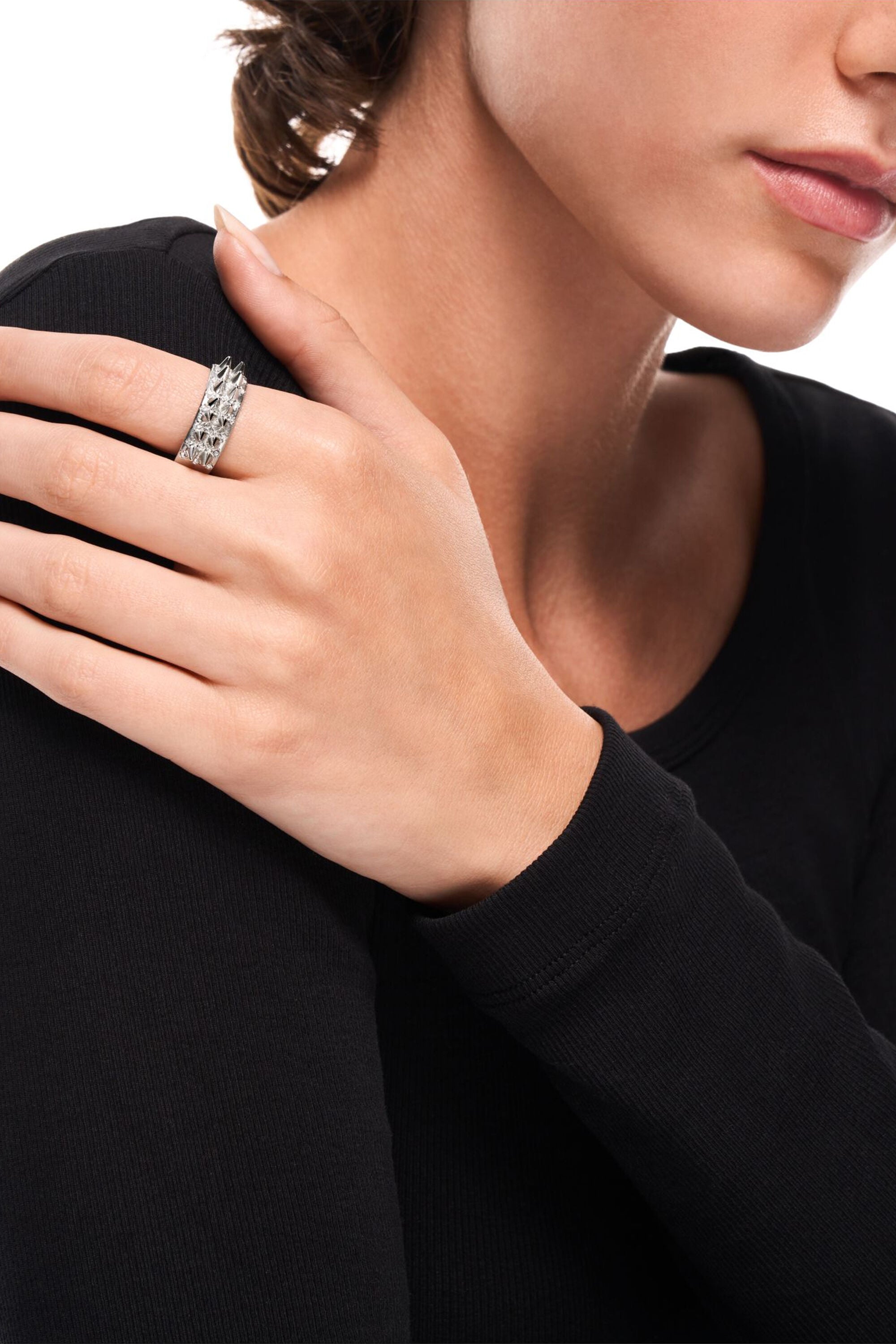Diesel - DX1723040, Bague bande en acier inoxydable Mixte in Gris argent&eacute; - 4