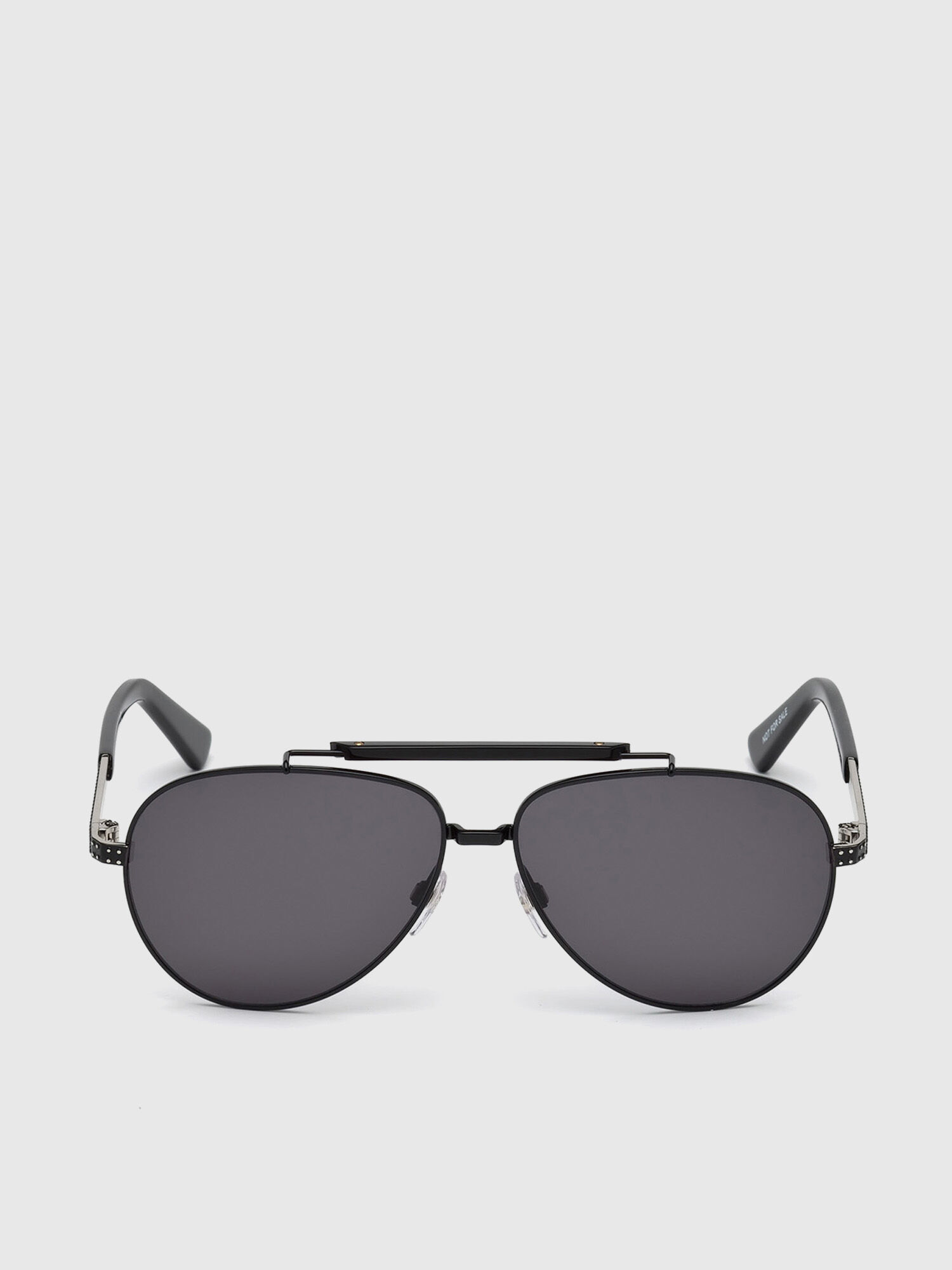 Diesel - DL0238, Lunettes aviateur classiques Homme in Noir - 1