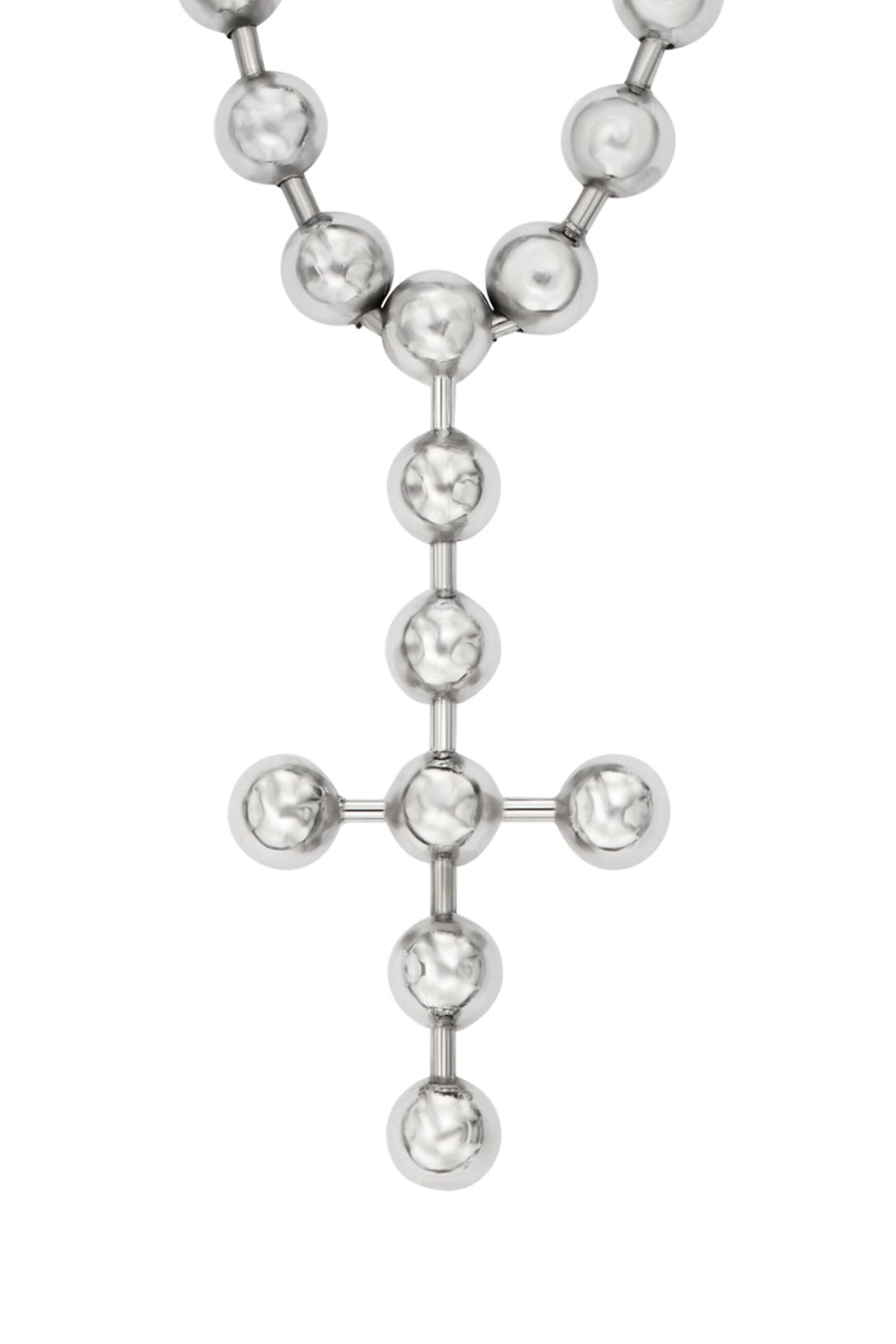 Diesel - DX167440 JEWELLERY, Collier cha&icirc;ne en acier inoxydable Mixte in Gris argent&eacute; - 2