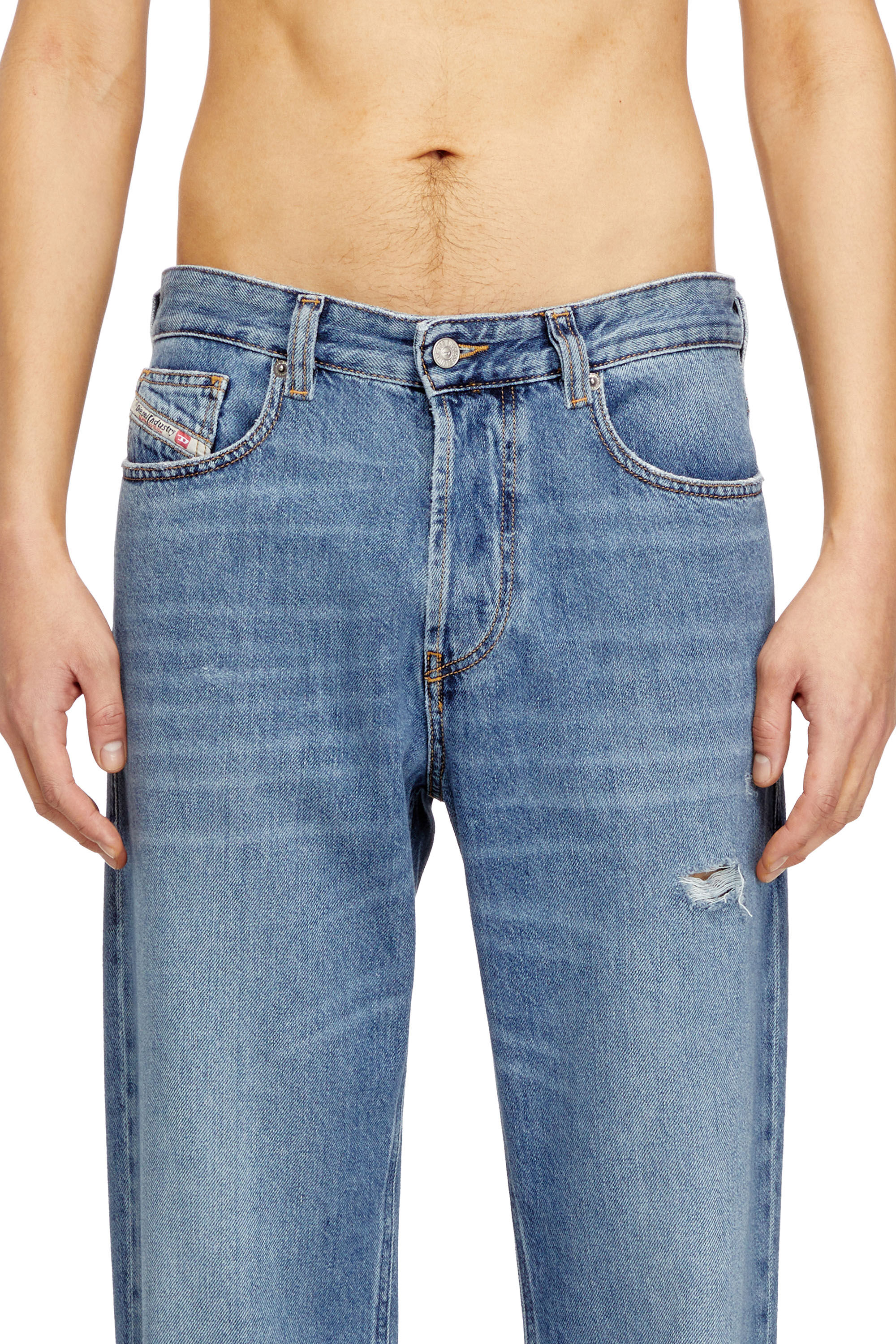 Diesel - Regular Jeans 2024 D-Macs 09N69 Homme, Bleu Clair - Image 5