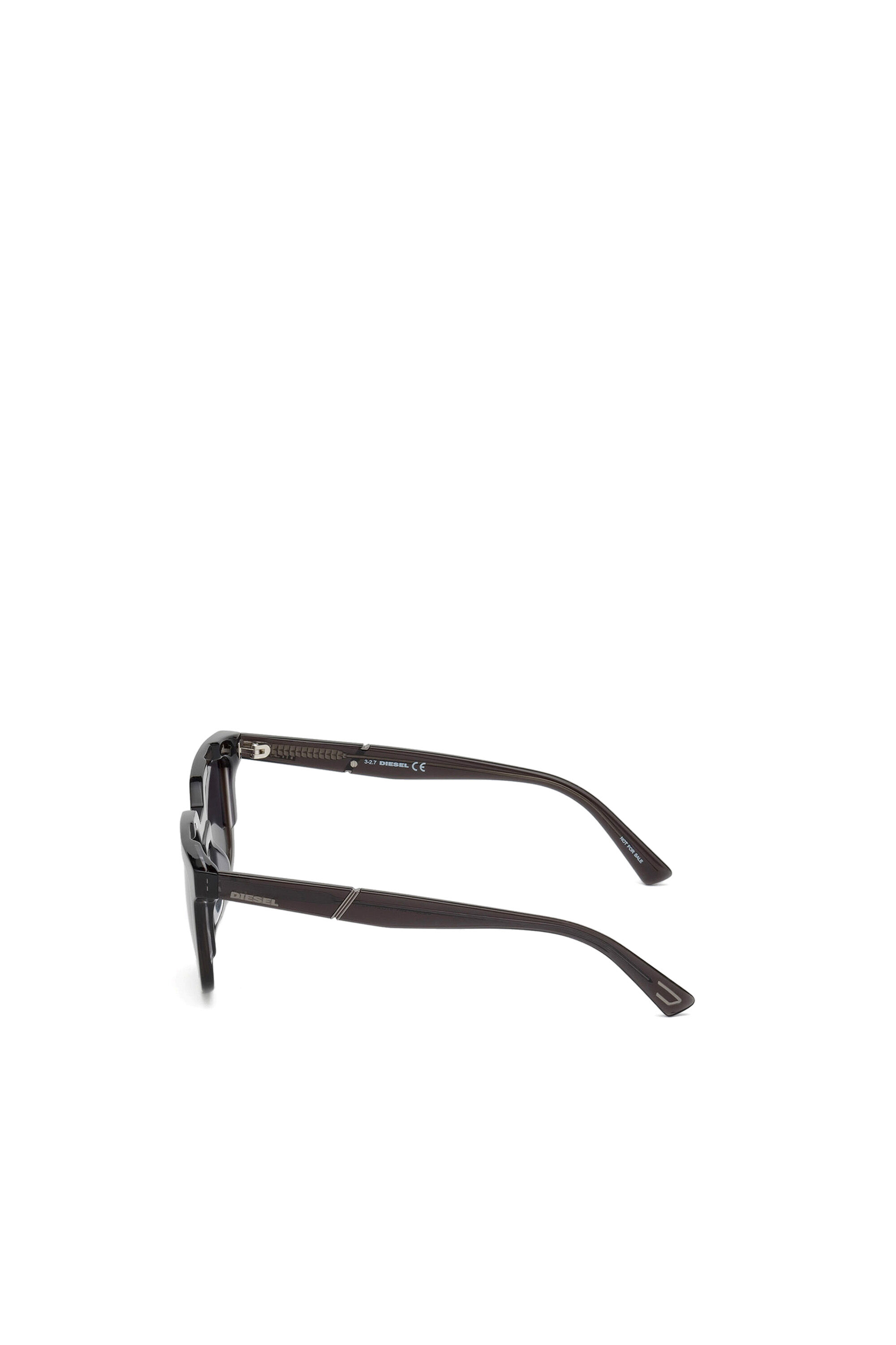 Diesel - DL0271, Lunettes carrées masculines Homme in Noir - 4