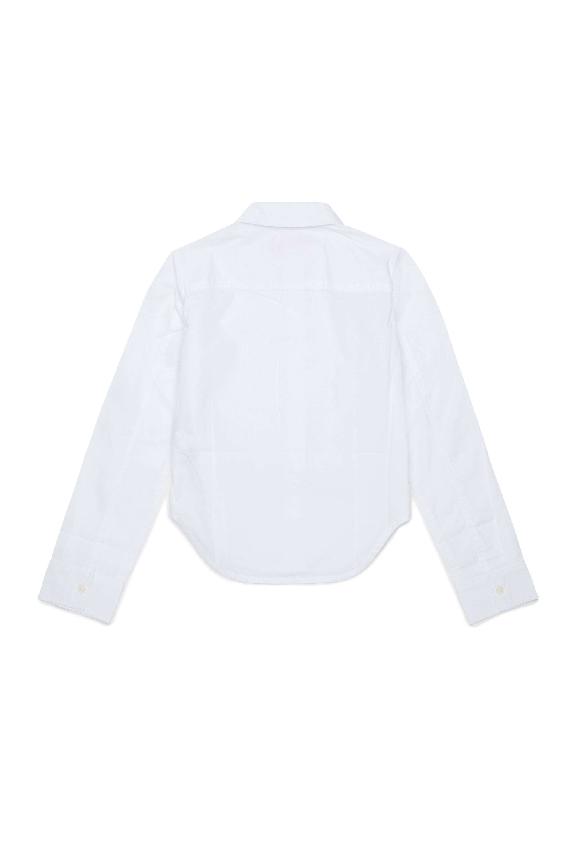 Diesel - CLAIRE, Chemise en coton avec col Oval D Femme in Blanc - 2