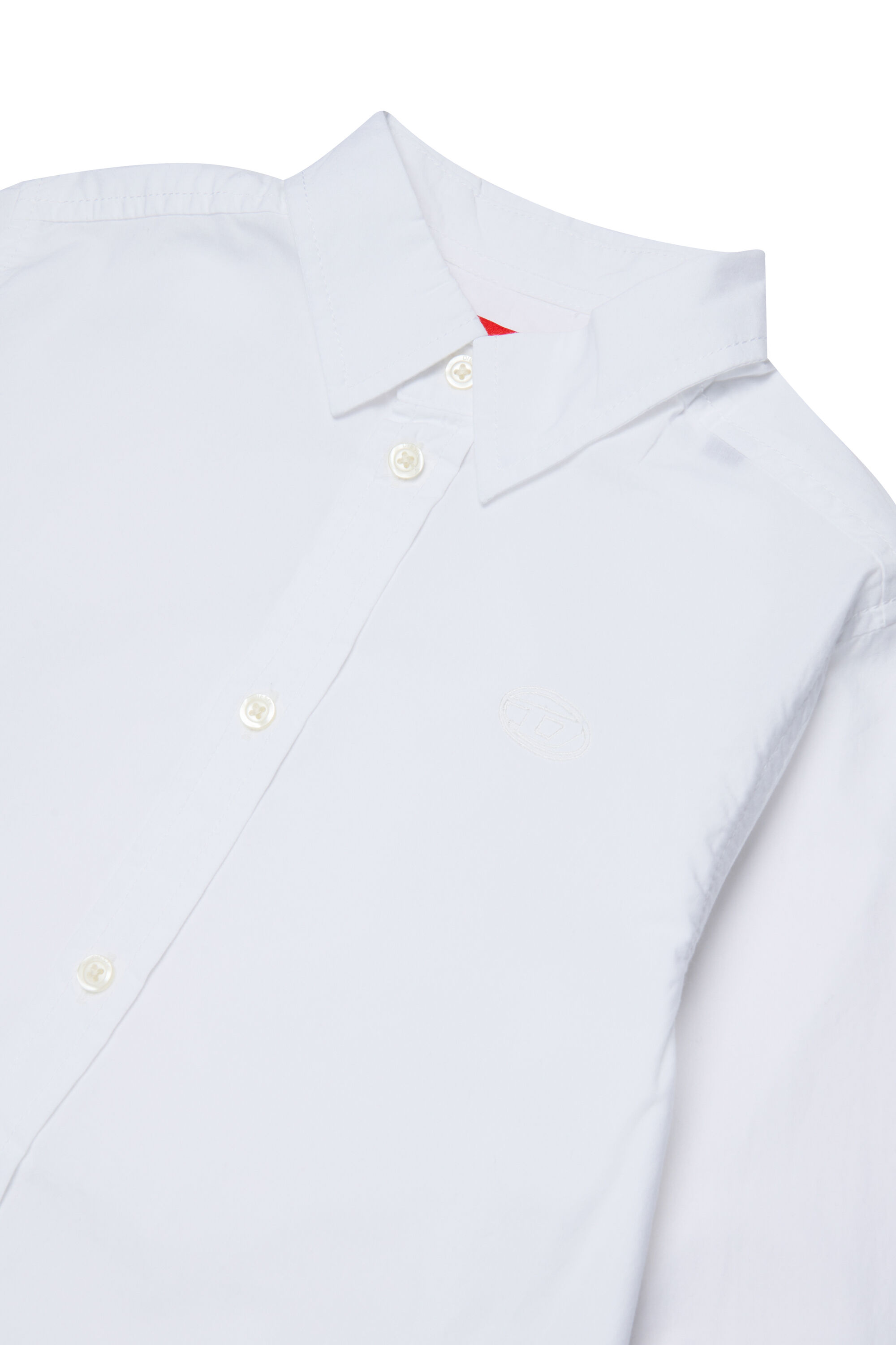 Diesel - CSTAN, Chemise en coton Homme in Blanc - 3