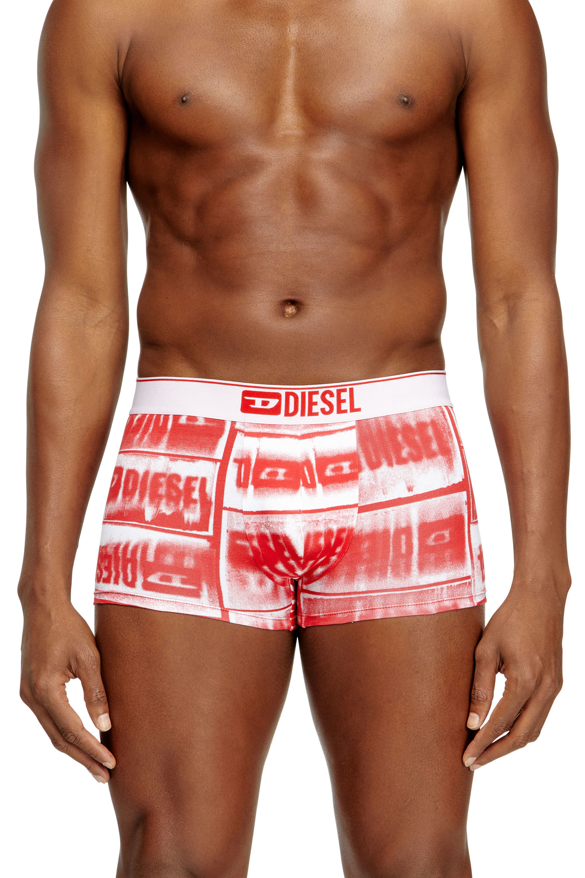 Diesel - DAMIEN-D-BOX-3PACK, Lot de 3 boxers en coton stretch Homme in Polychrome - 3
