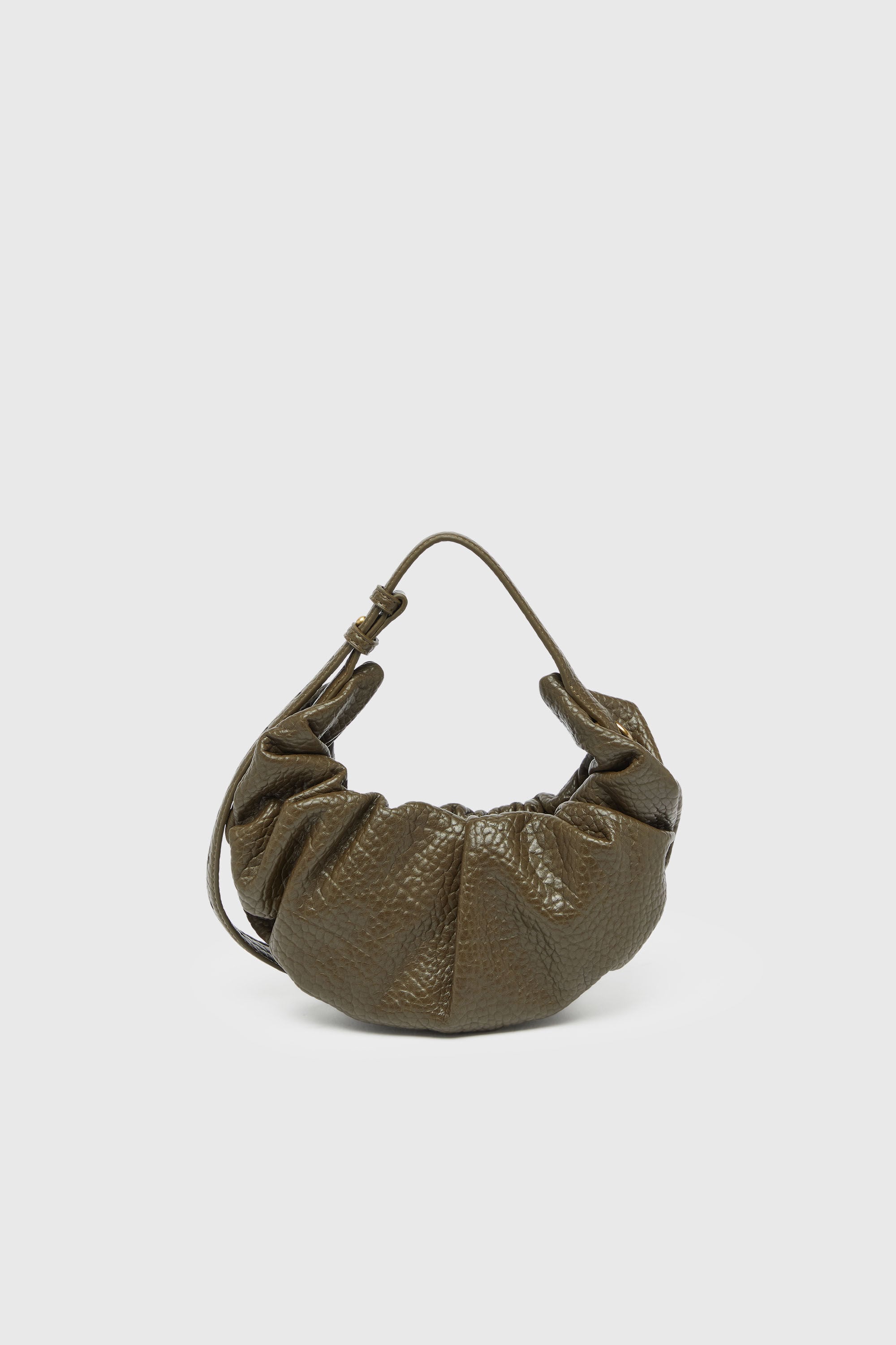 Diesel - GRAB-D HOBO S, Grab-D- Petit sac hobo pliss&eacute; &agrave; texture bulles Femme in Marron - 2