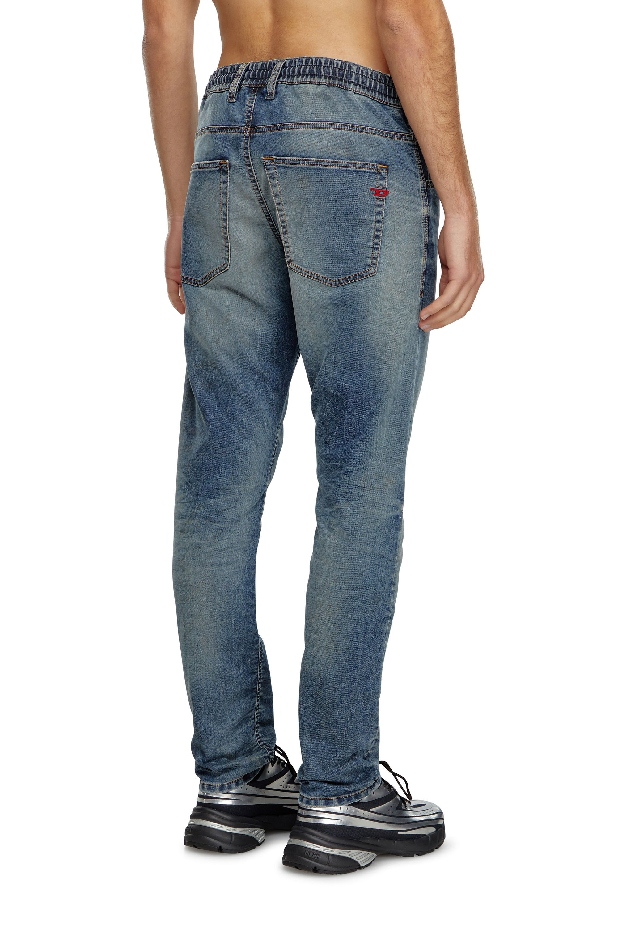 Diesel - Regular 2030 D-Krooley Joggjeans&reg; 068LZ Homme, Bleu moyen - Image 3