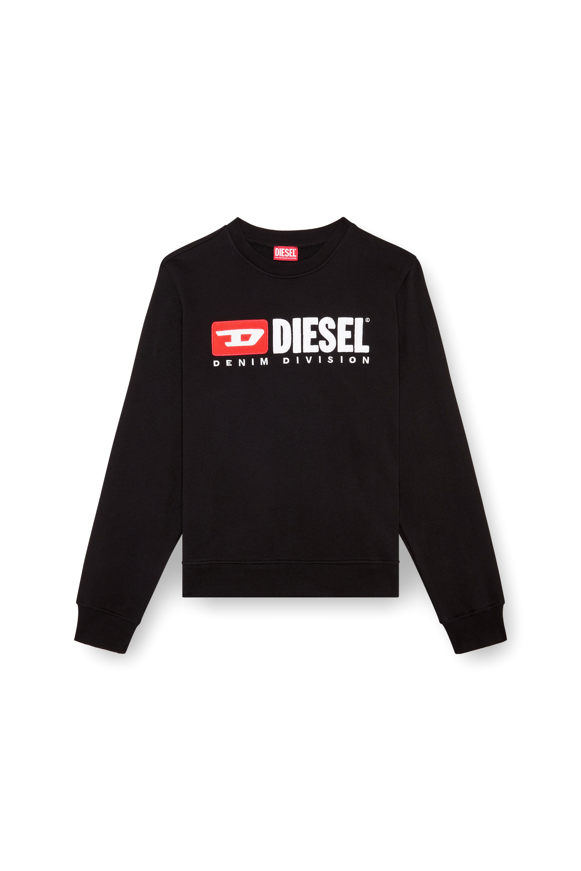 Sweat shirt avec logo Denim Division Homme Noir Diesel
