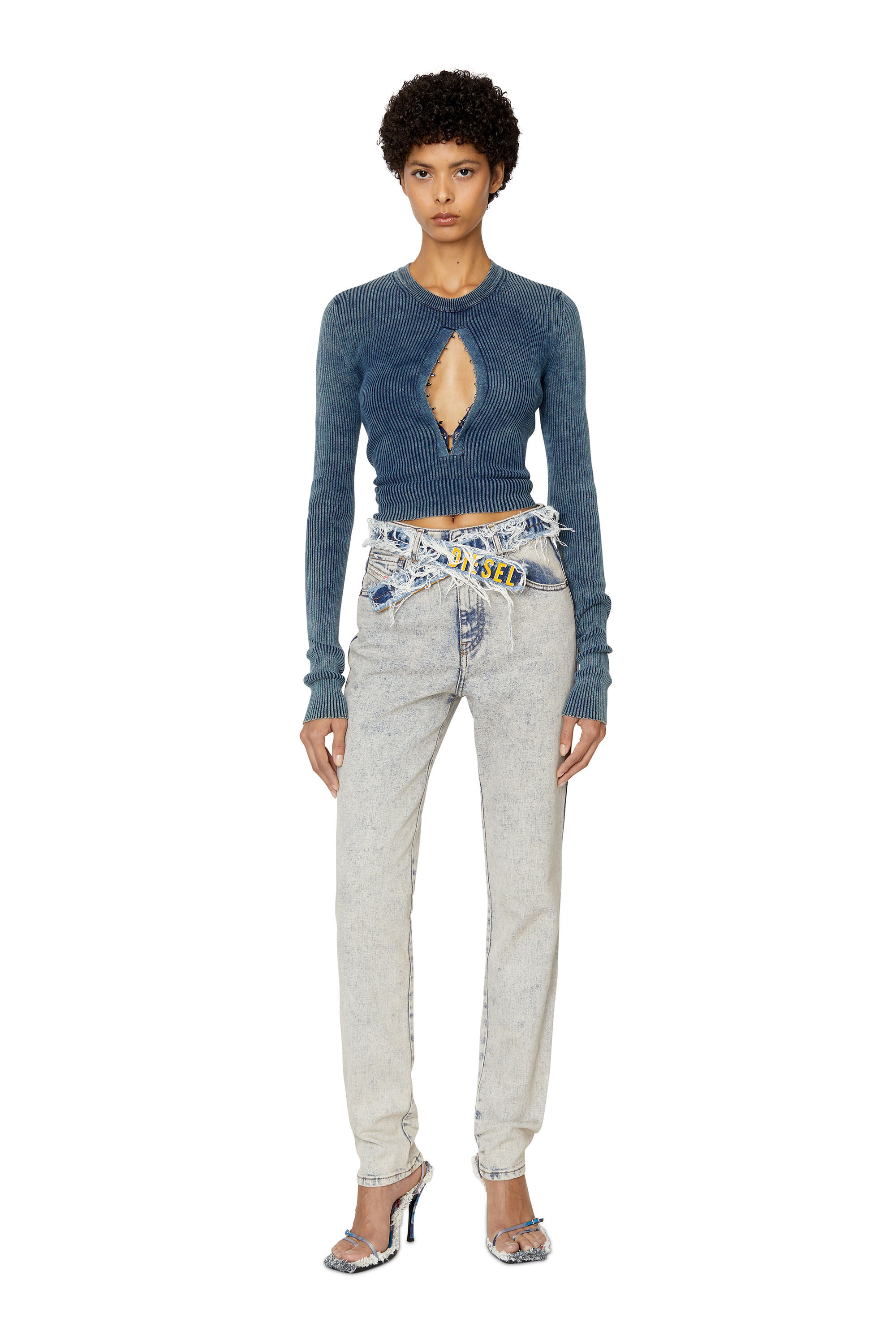 Diesel - 1994 09F12 Straight Jeans, Bleu moyen - Image 1