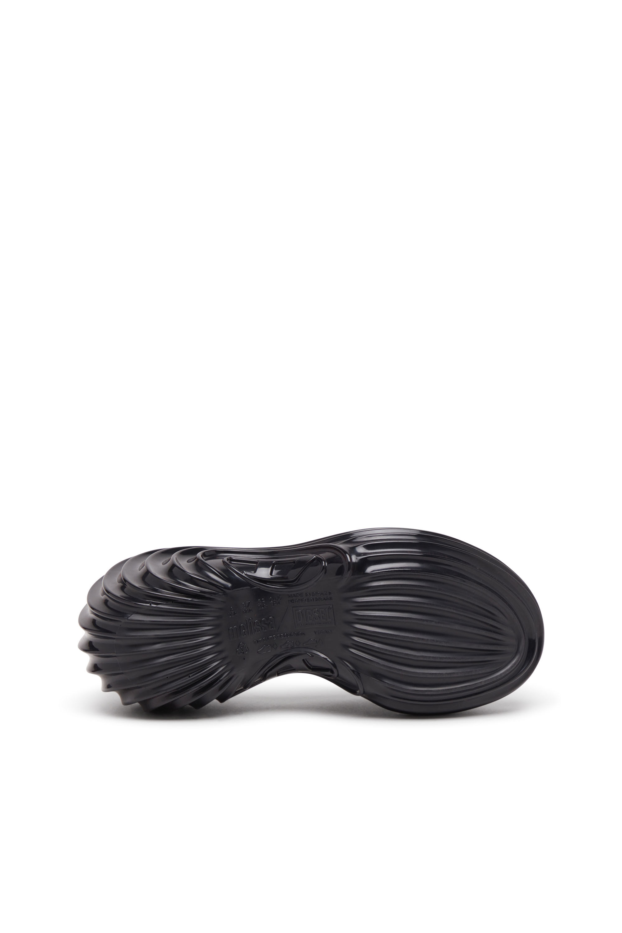 Mule à plateforme en Melflex® Femme | Noir | Diesel