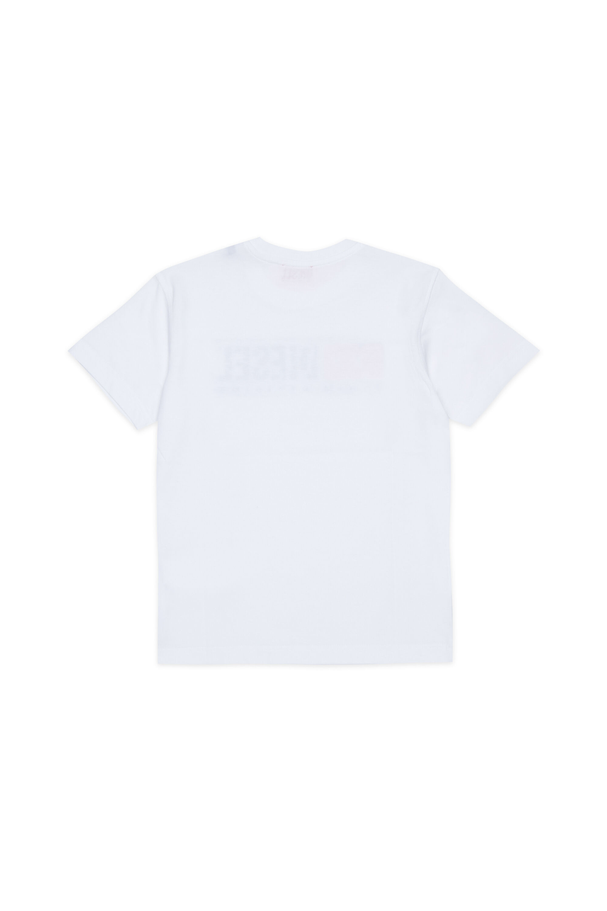 Diesel - TLOMIX, T-shirt avec logo effet distressed Homme in Blanc - 2