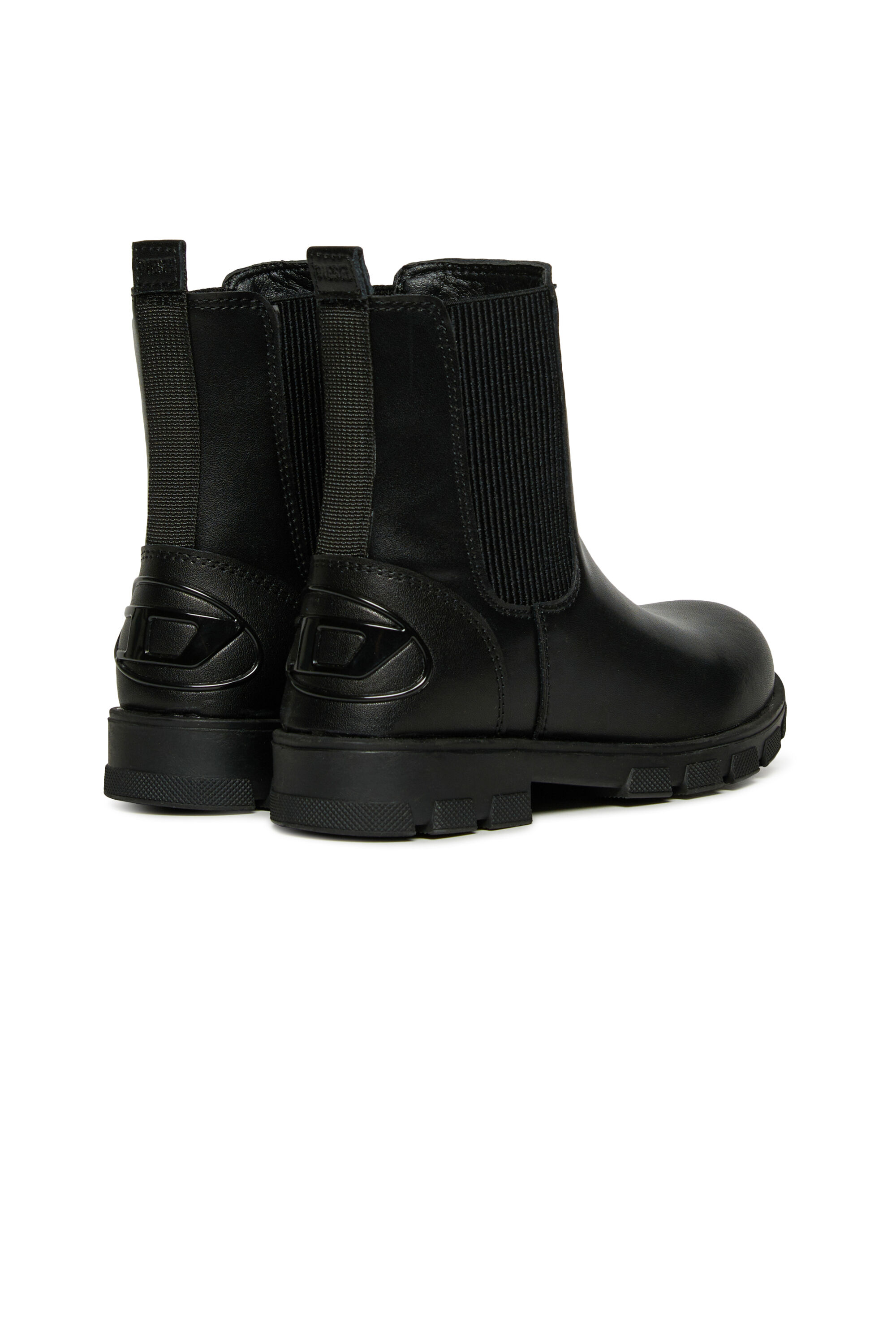 Diesel - D-HAMMER AK ELASTIC, D-Hammer Bottes en cuir Mixte in Noir - 3