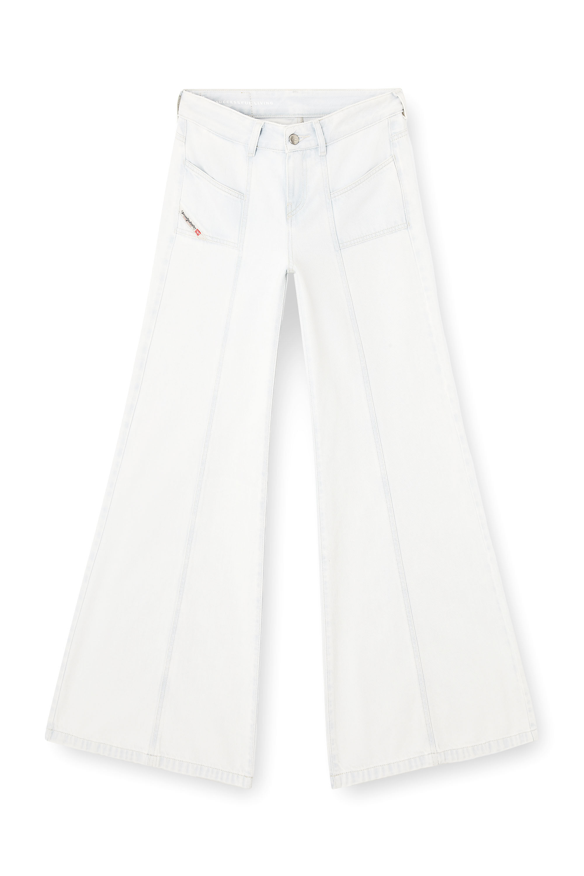 Diesel - Flare Jeans D-Akii 09M08 Femme, Blanc - Image 2