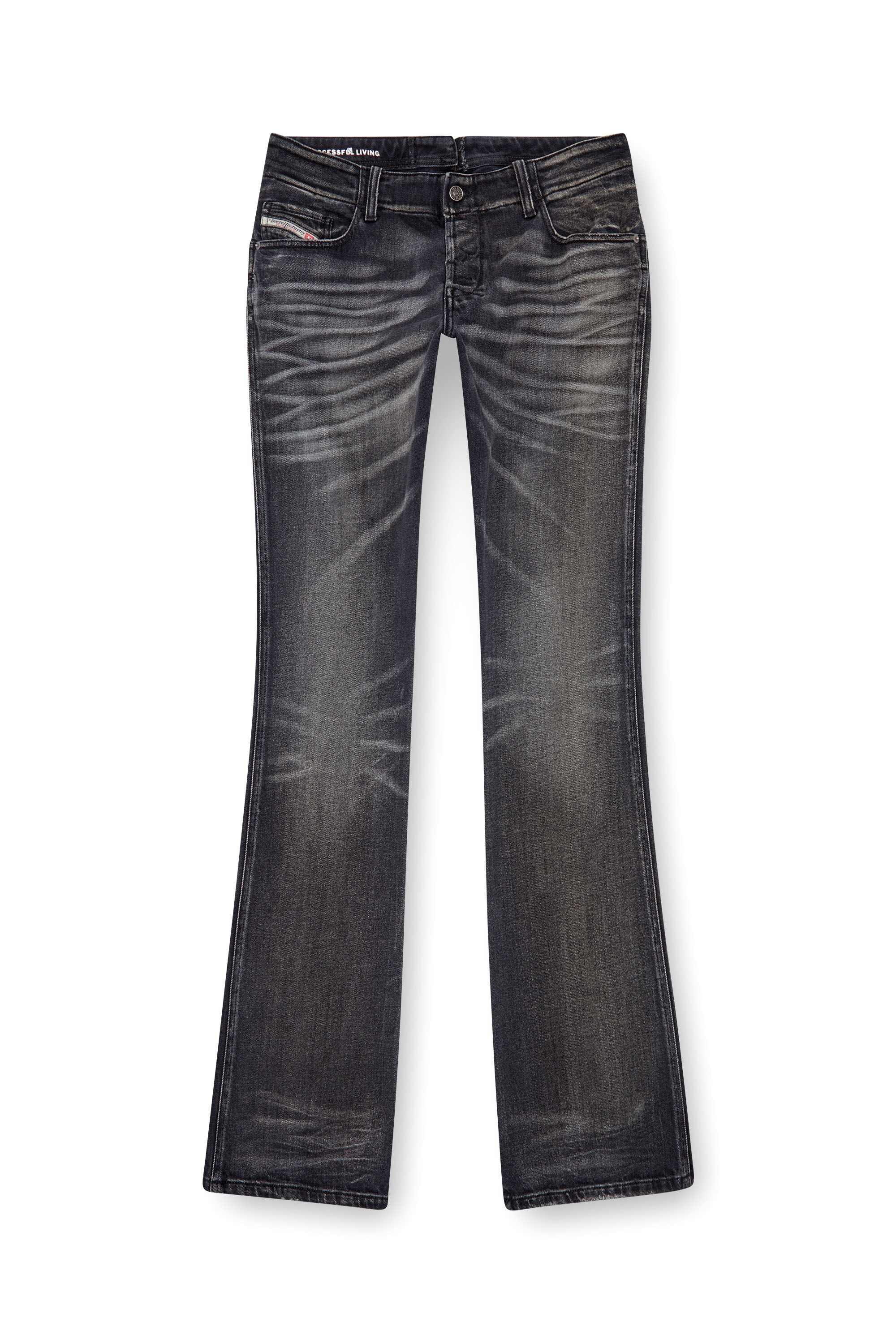Jeans Bootcut Homme Noir Gris fonce Diesel D Backler