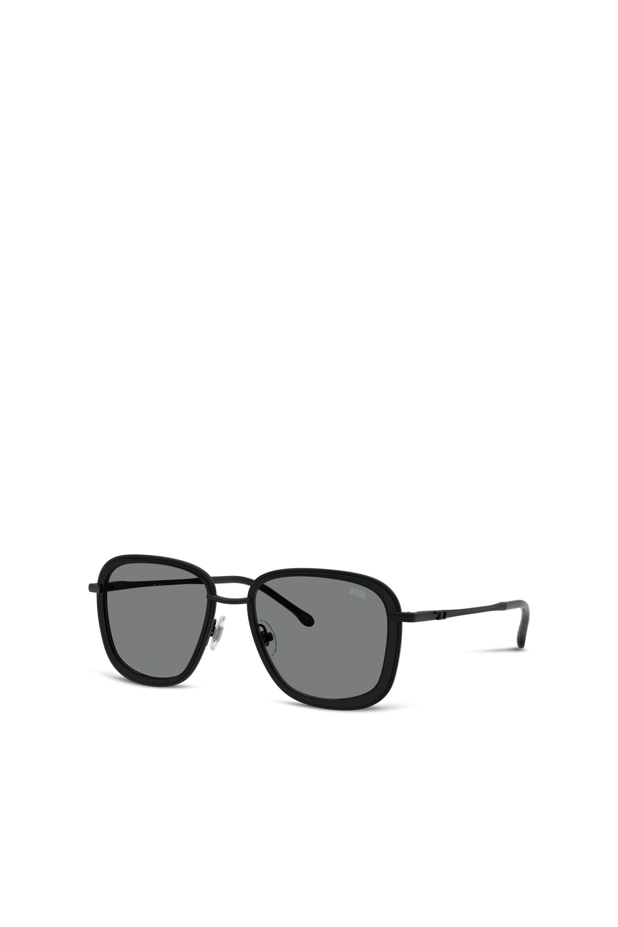 Diesel - 0DL1017, Lunettes de soleil carrées Mixte in Noir - 4
