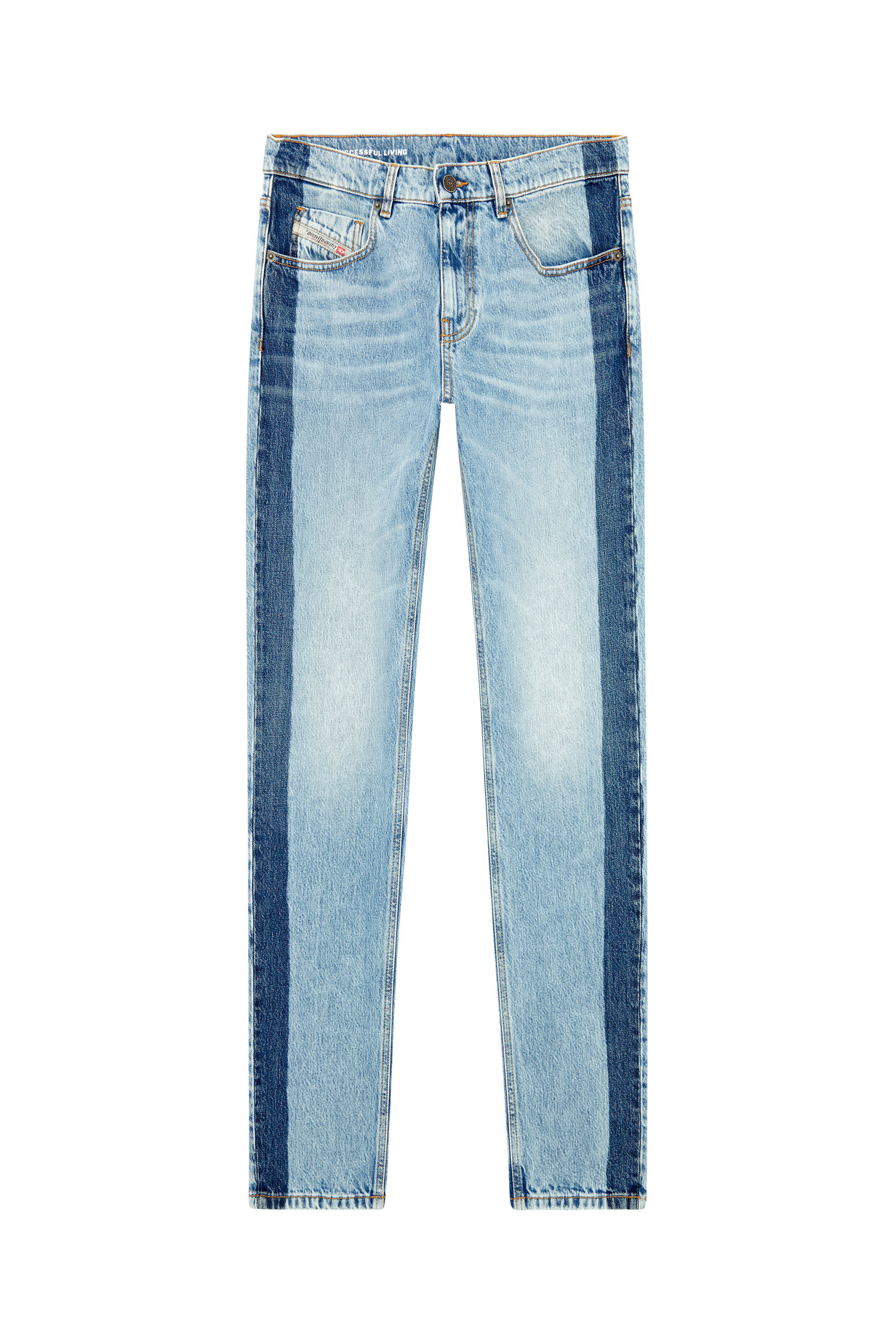Diesel - Slim Jeans 2019 D-Strukt 0GHAC, Bleu Clair - Image 2
