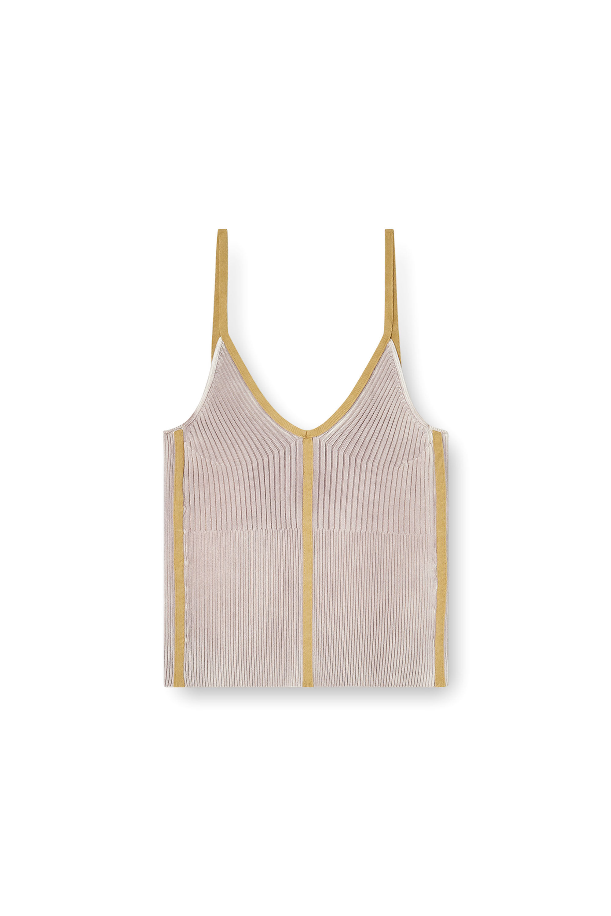 Diesel - M-SARMITE, D&eacute;bardeur en maille c&ocirc;tel&eacute;e avec bandes contrastantes Femme in ToBeDefined - 2