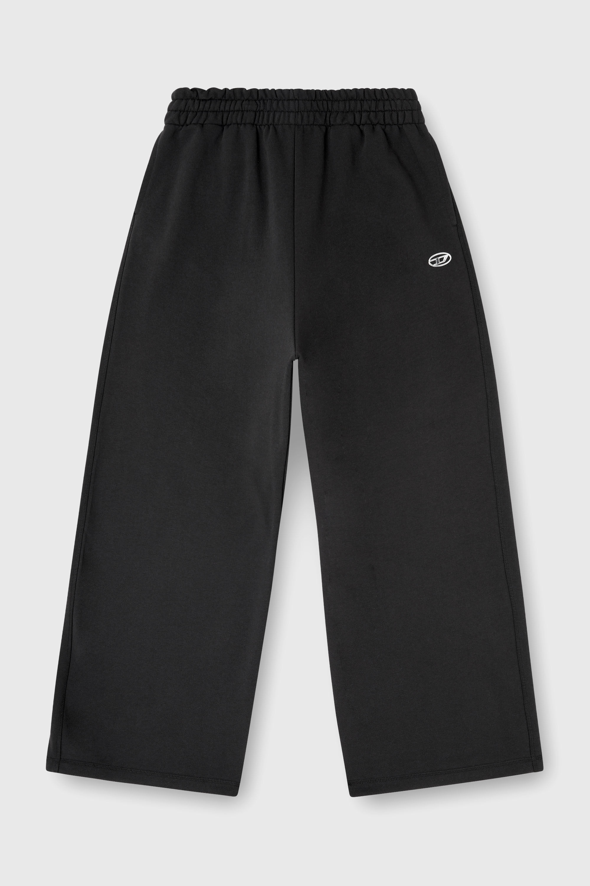 Diesel - P-ZENIA-OD, Pantalon de surv&ecirc;tement ample avec taille &eacute;lastique Femme in Noir - 2