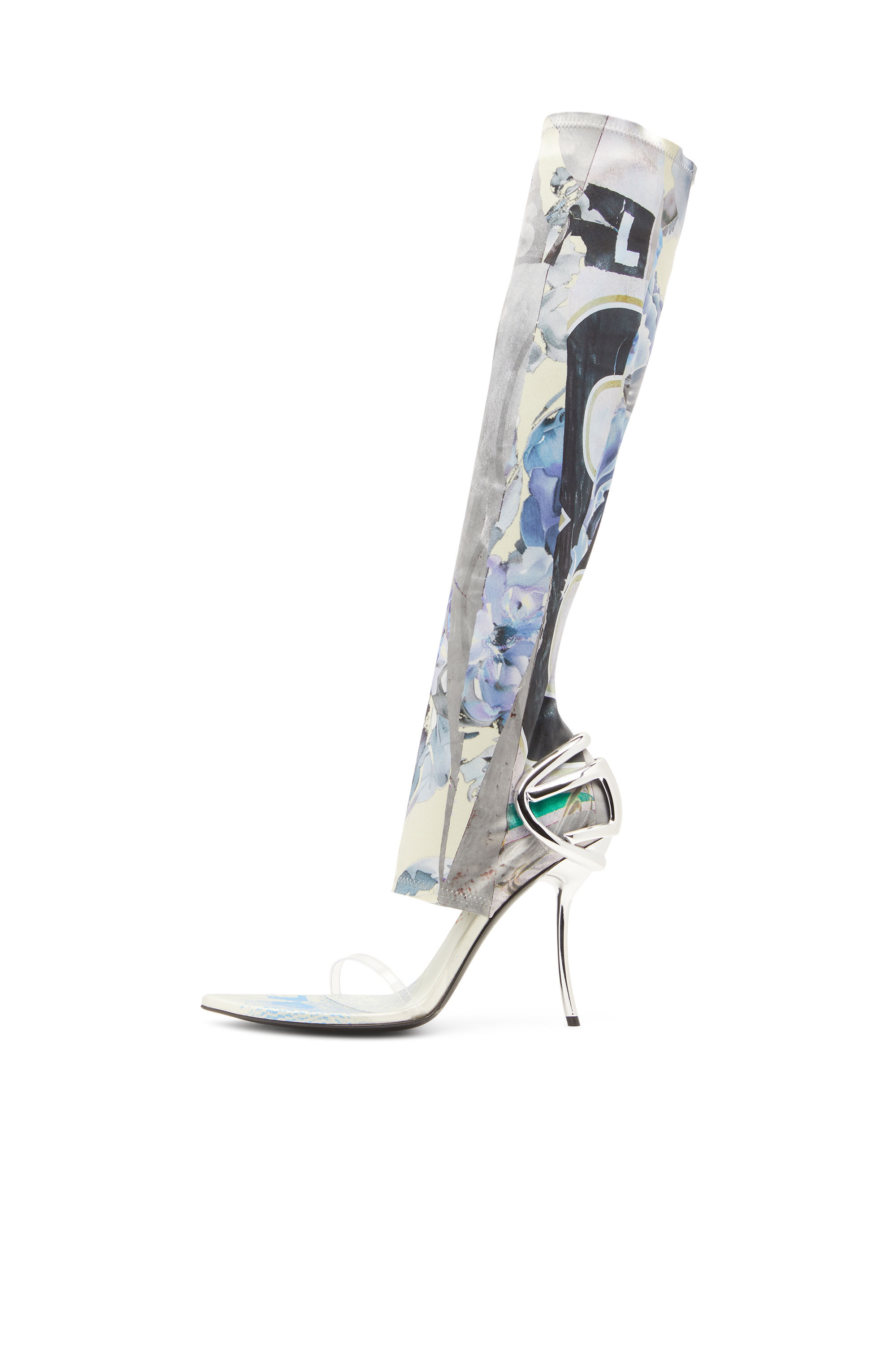 Diesel - D-TEN&HALF SDL KB, Sandales hybrides avec imprimé graphique Femme in Polychrome - 6
