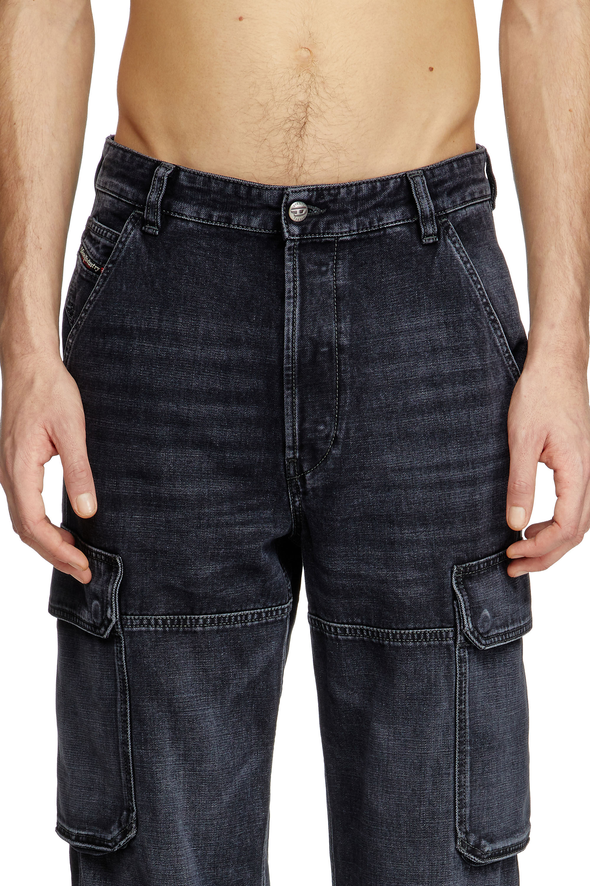 Diesel - Regular Jeans D-Uty 007Z9 Homme, Noir/Gris foncé - Image 5