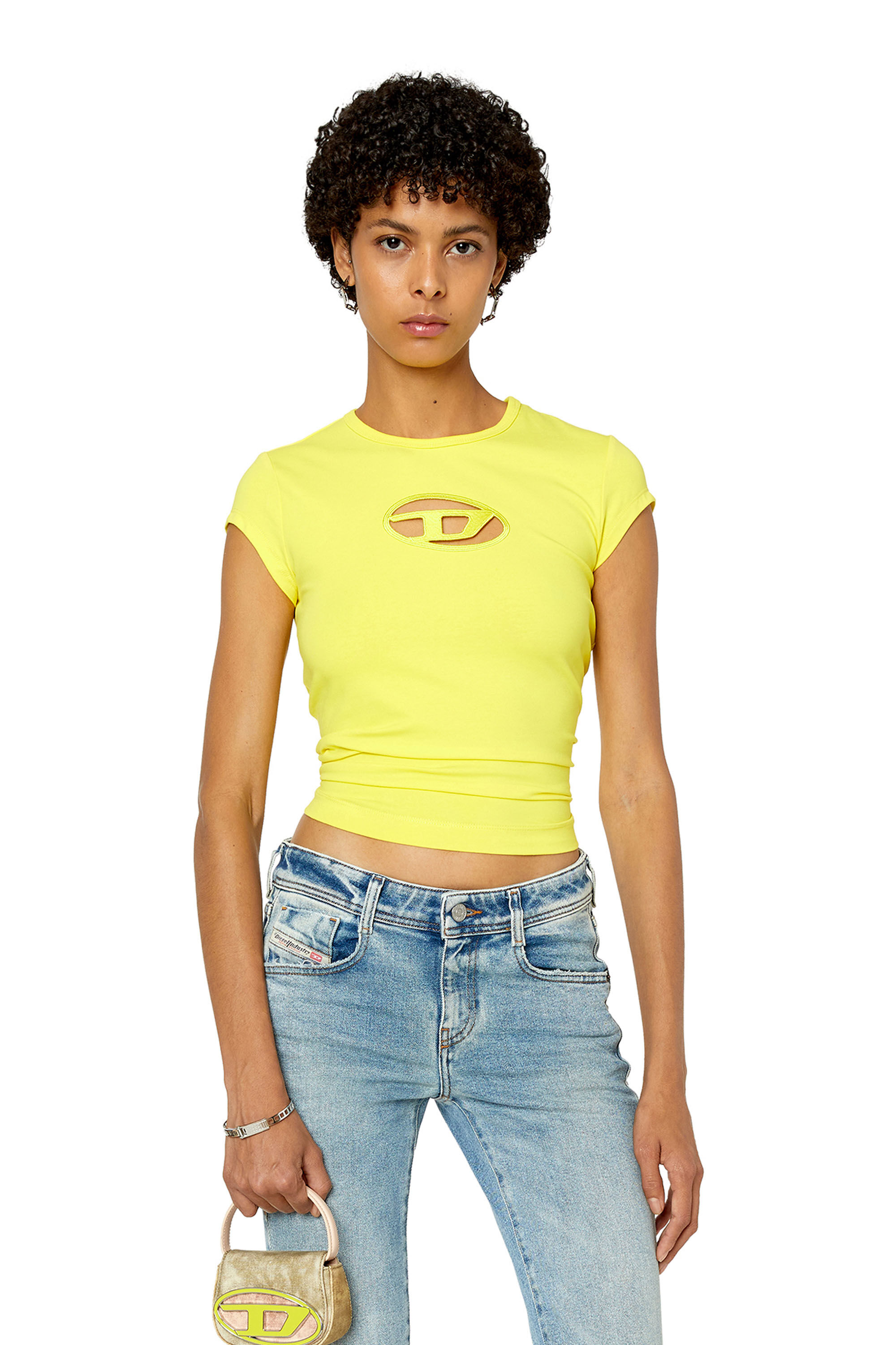 Diesel - T-ANGIE, Jaune - Image 3