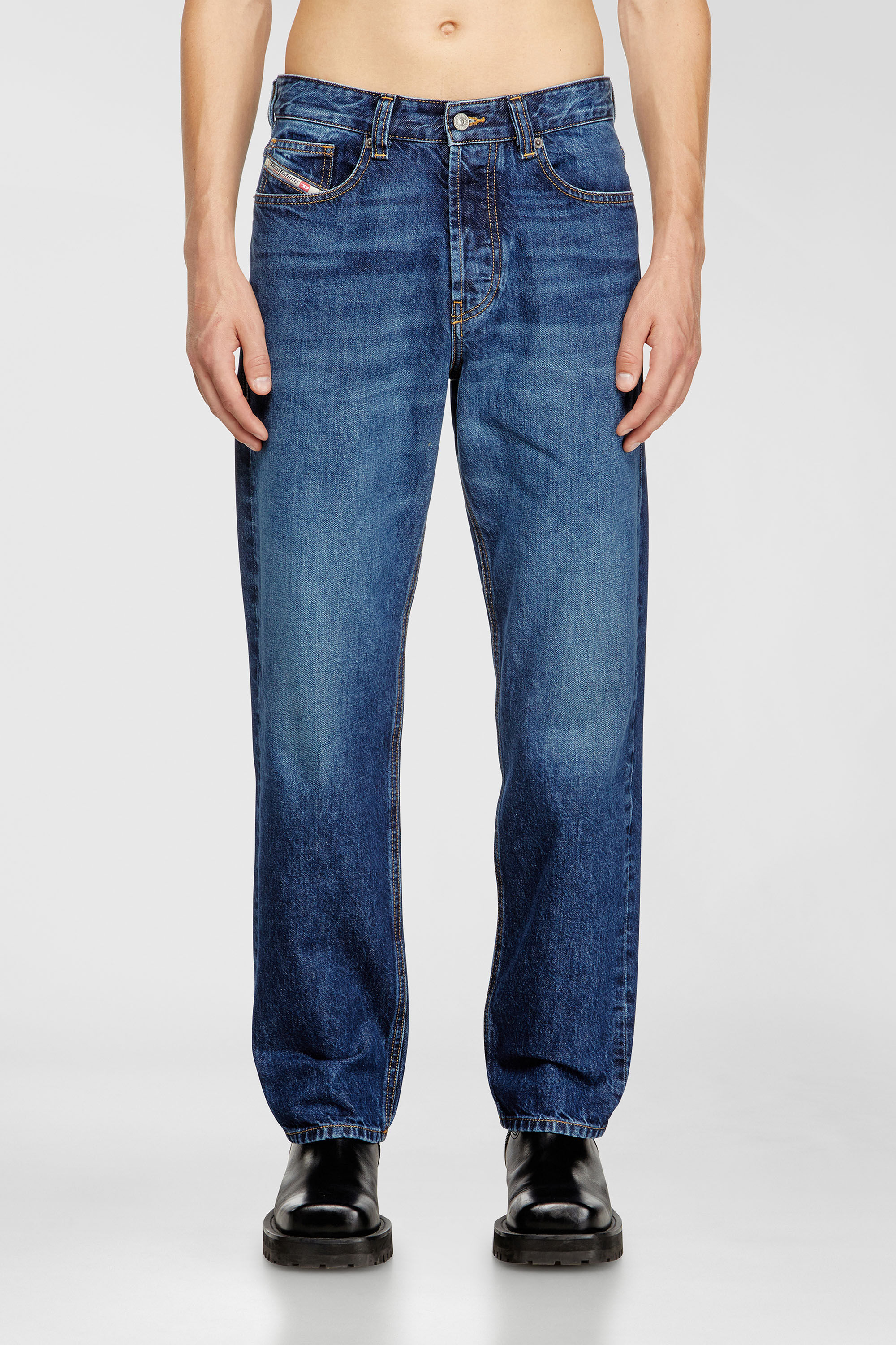 Diesel - Regular Jeans 2024 D-Macs 09I27 Homme, Bleu moyen - Image 2