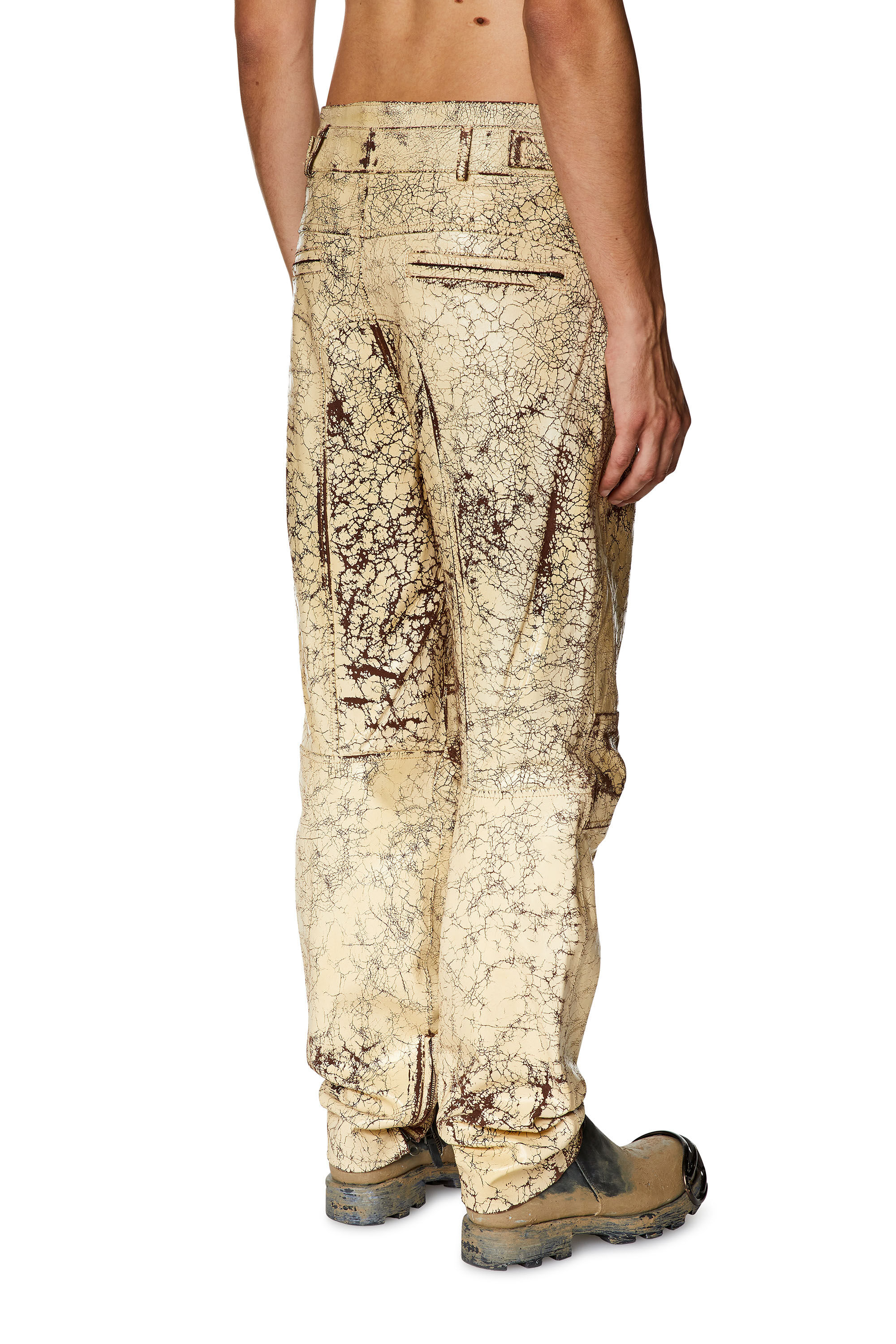 Pantalon cuir diesel best sale homme