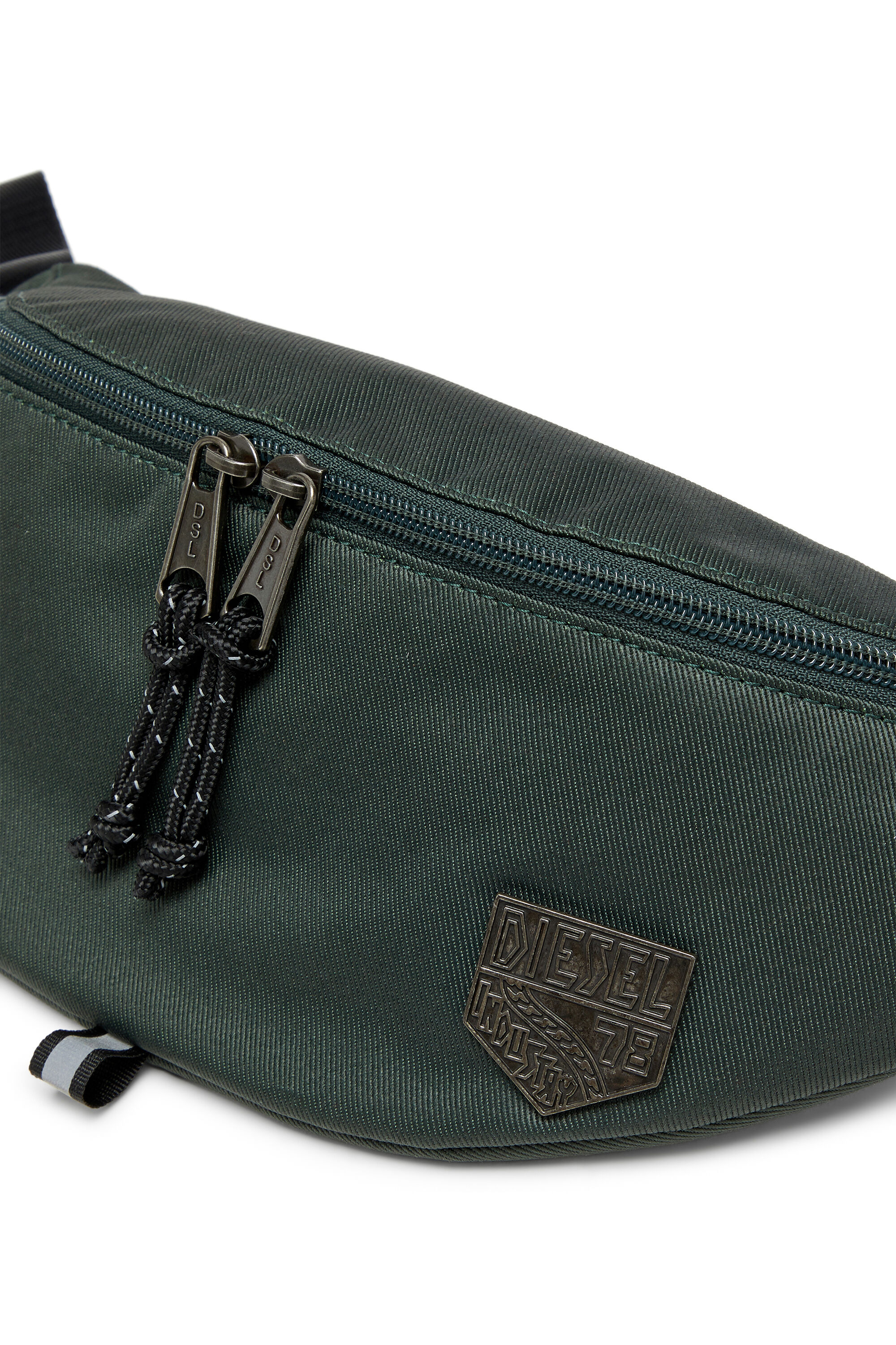 Diesel - D-PACK BELTBAG X, D-Pack - Sac banane en nylon avec logo embl&egrave;me Mixte in Vert - 5