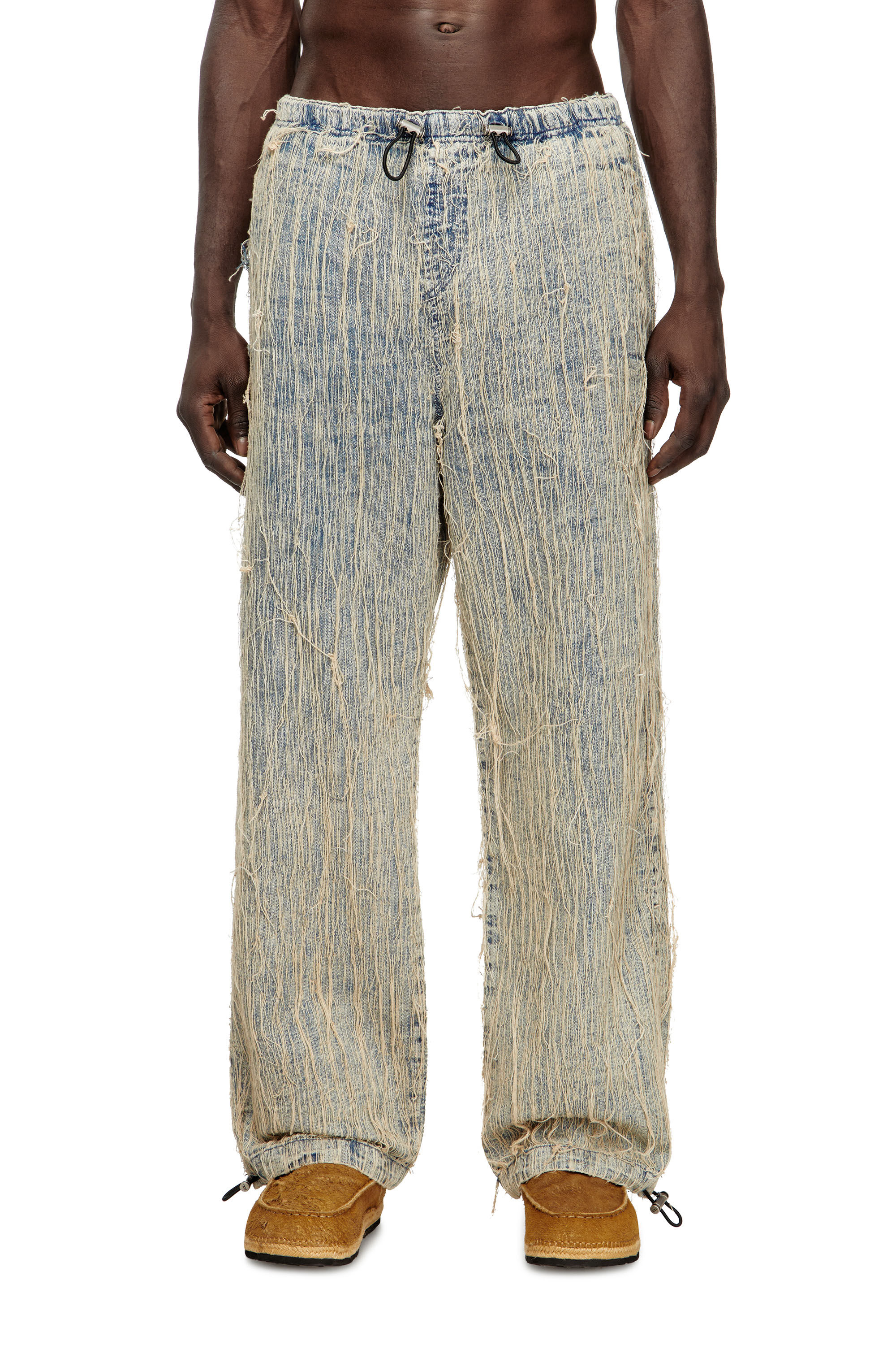 Diesel - Relaxed Jeans D-Martial 0CMBZ Mixte, Bleu moyen - Image 3