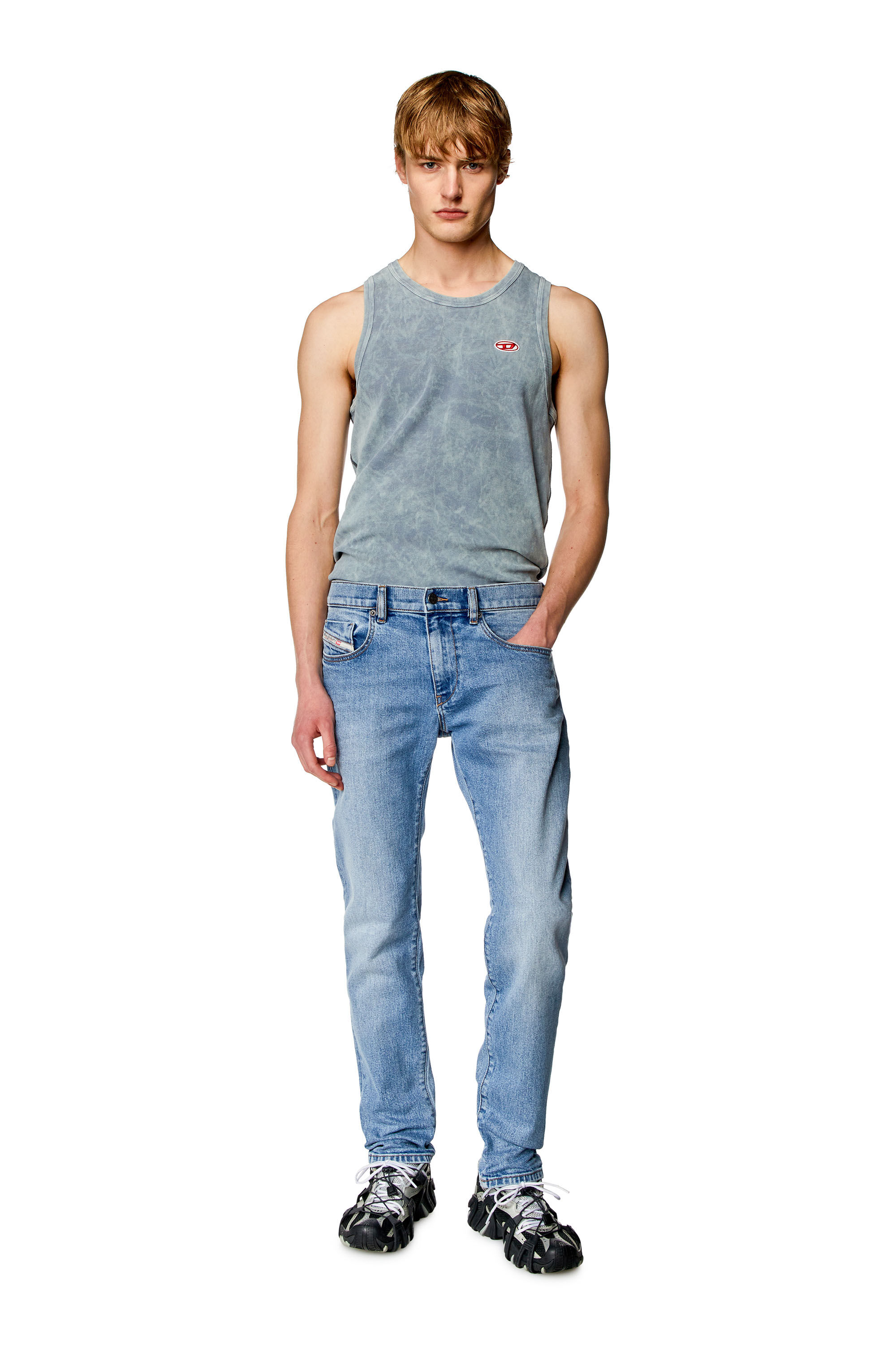 Jeans Slim Homme Bleu Clair Diesel 2019 D Strukt