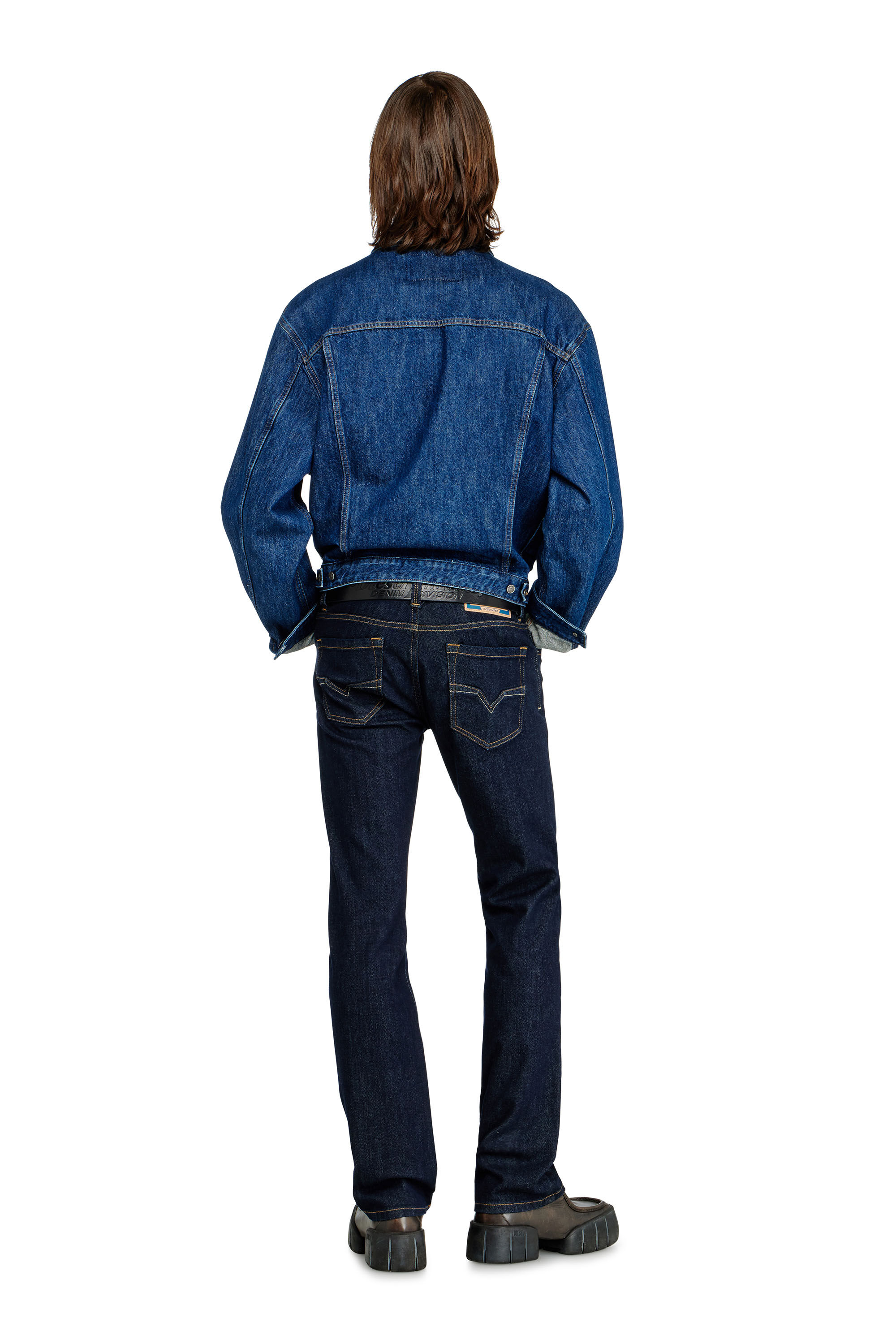Diesel - Regular Jeans 1985 Larkee 0DBEJ Homme, Bleu Fonc&eacute; - Image 3