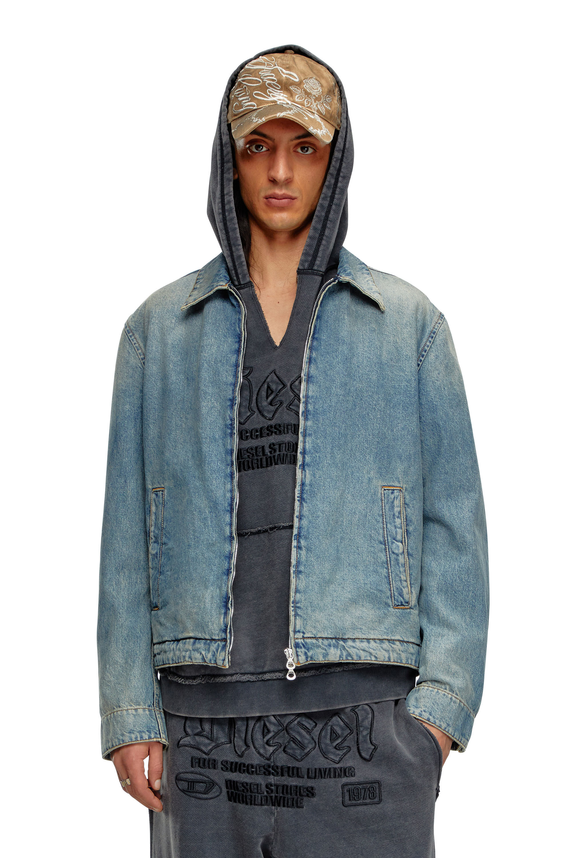 Veste en jean diesel homme 2025