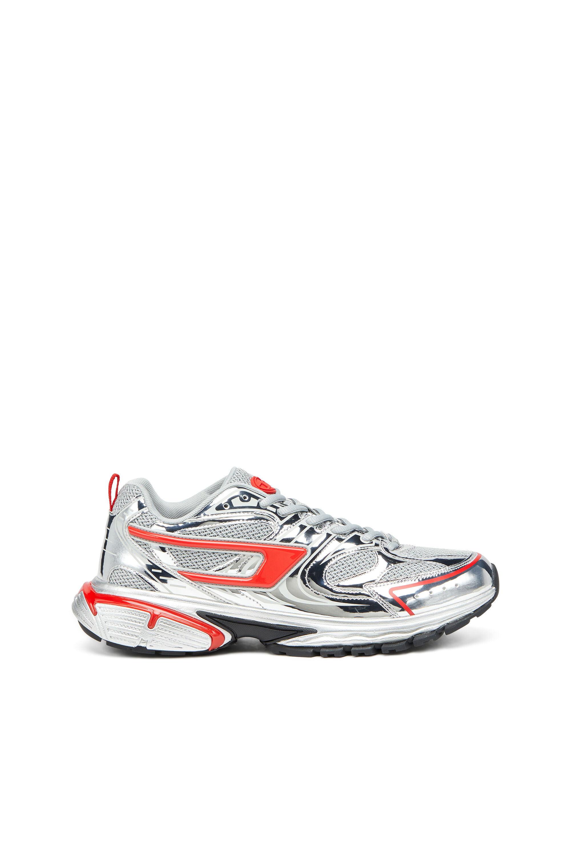 Diesel - S-SERENDIPITY PRO-X1, S-Serendipity-Sneakers en mesh avec superpositions métallisés Homme in Polychrome - 1