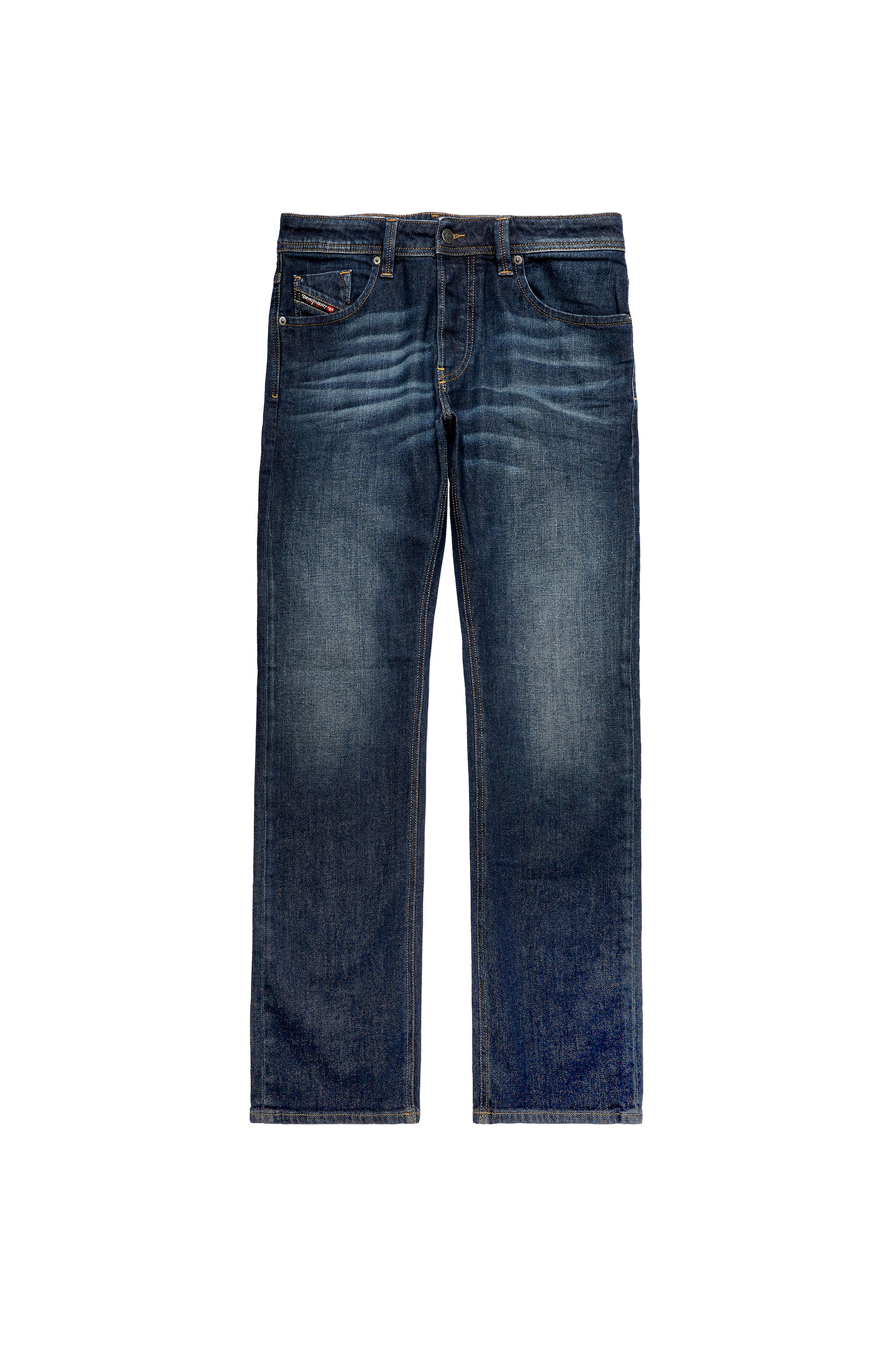 Diesel - Waykee 0814W Straight Jeans, Bleu Foncé - Image 2