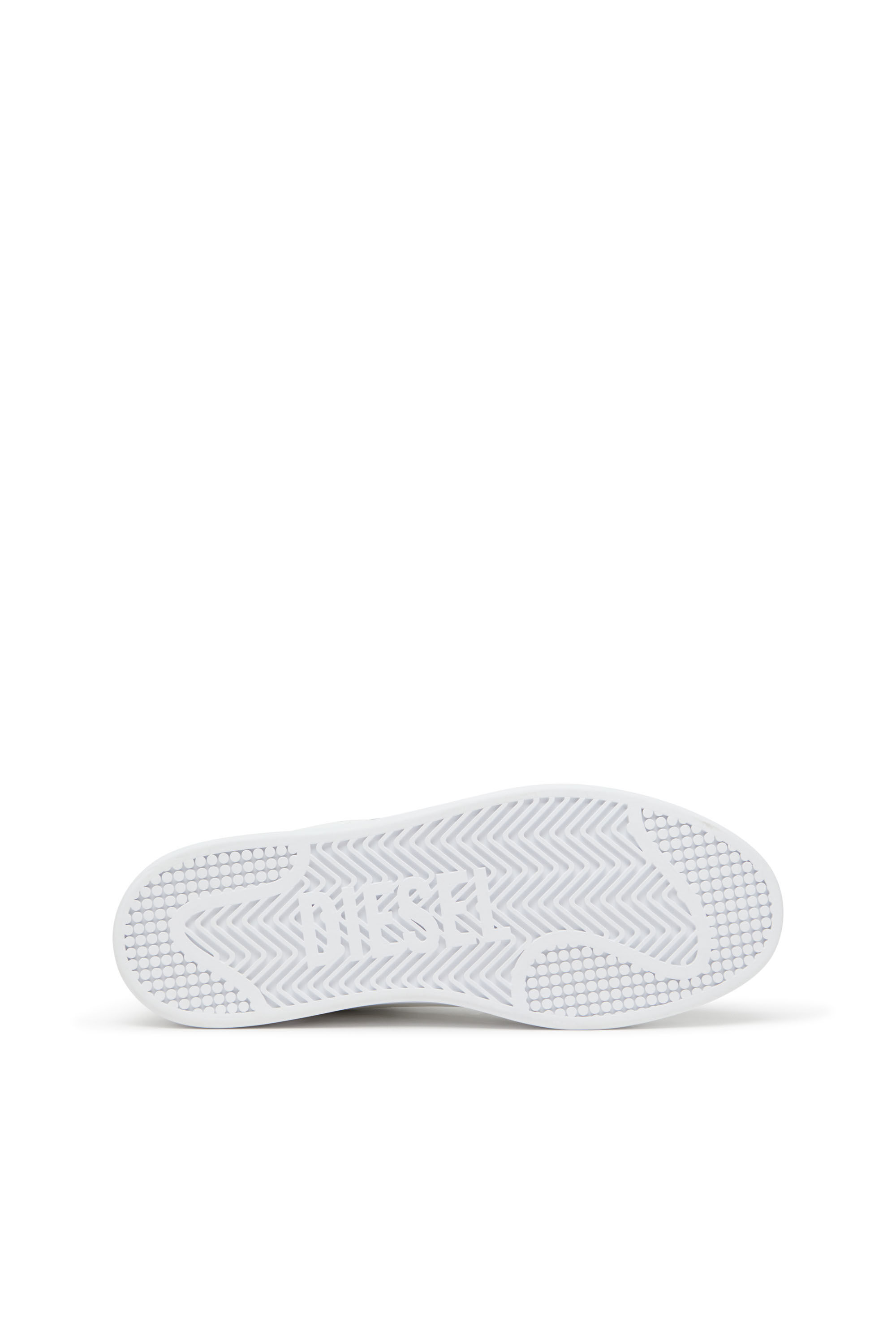 Diesel - S-DAKOTA LOW, S-Dakota-Sneakers en cuir avec logo perforé Homme in Blanc - 5