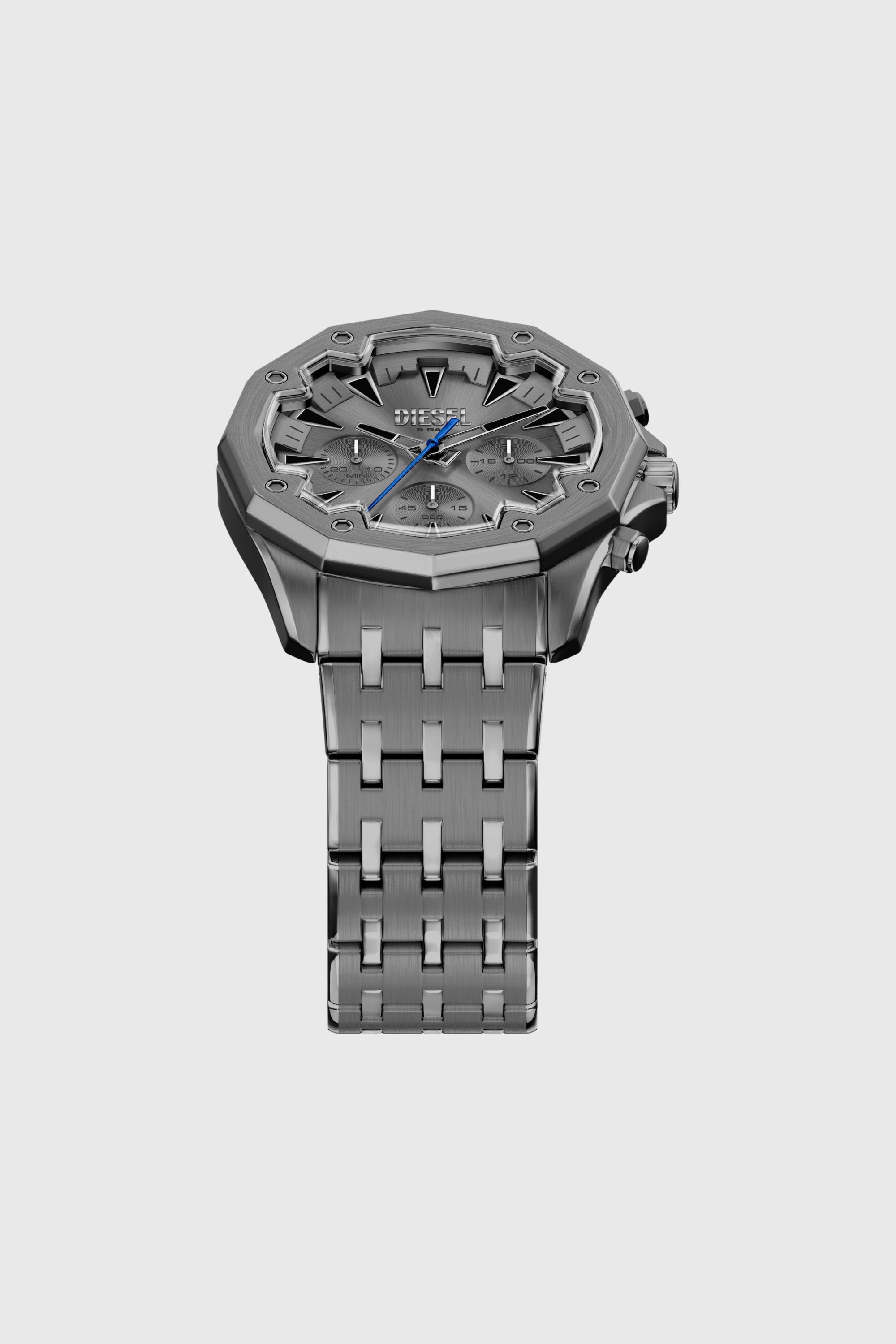 Diesel - DZ4708 WATCH, Montre Spiked en acier inoxydable Homme in Gris - 4