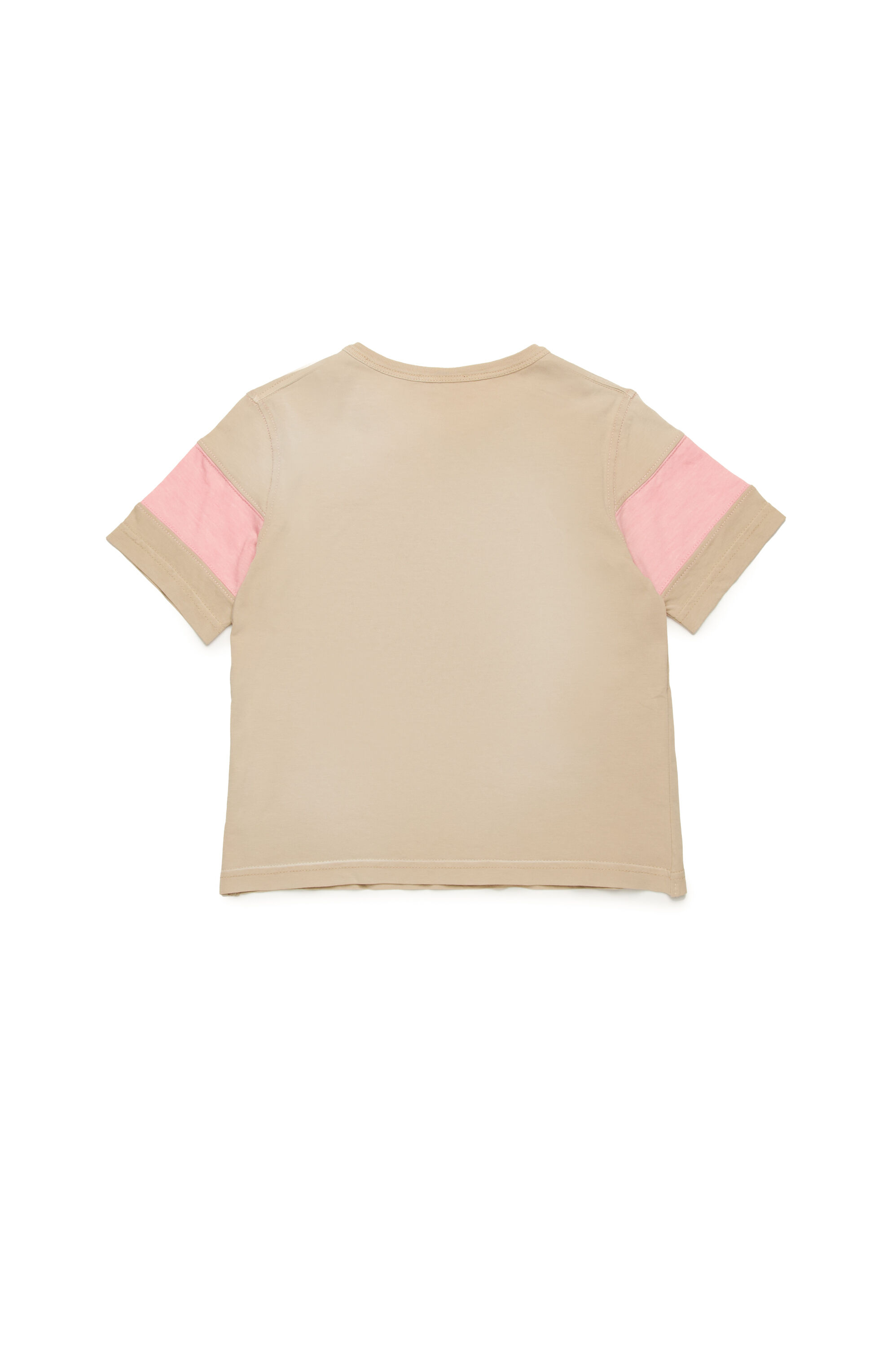 Diesel - TUNCUSL, T-shirt avec logo contour en cristal Femme in Marron - 2