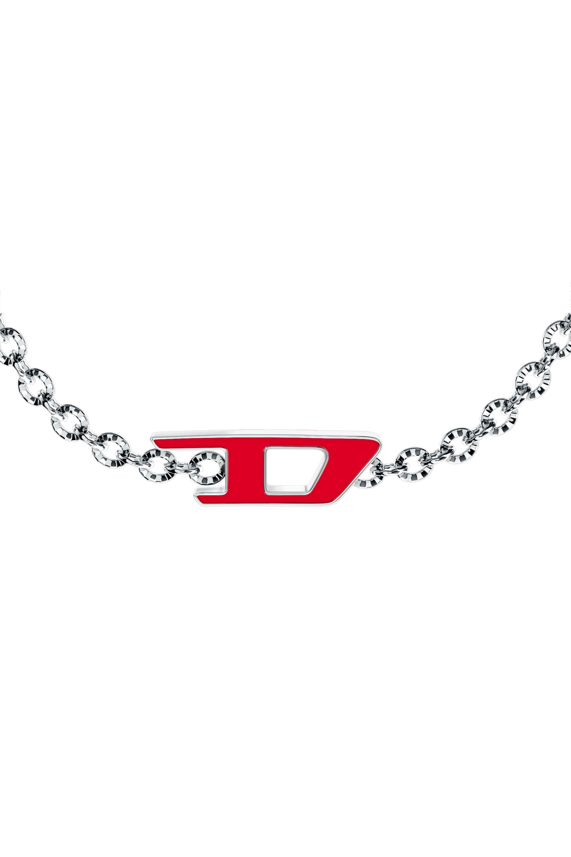 Diesel - DX1691040 JEWELLERY, Bracelet cha&icirc;ne en acier inoxydable Mixte in Gris argent&eacute; - 3