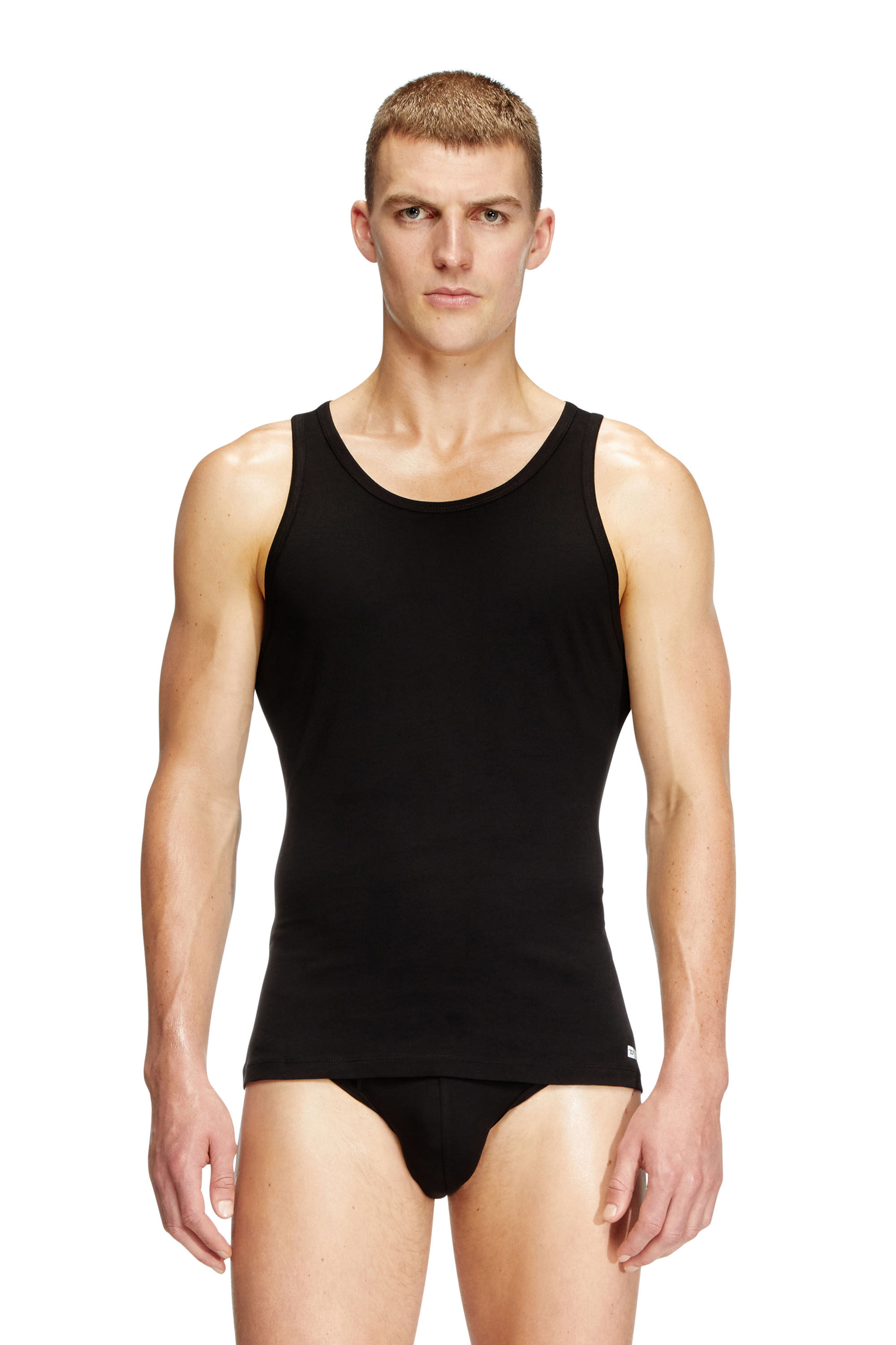 Diesel - WALTY-D-BOX-2PACK, Lot de deux gilets en coton Homme in Noir - 3