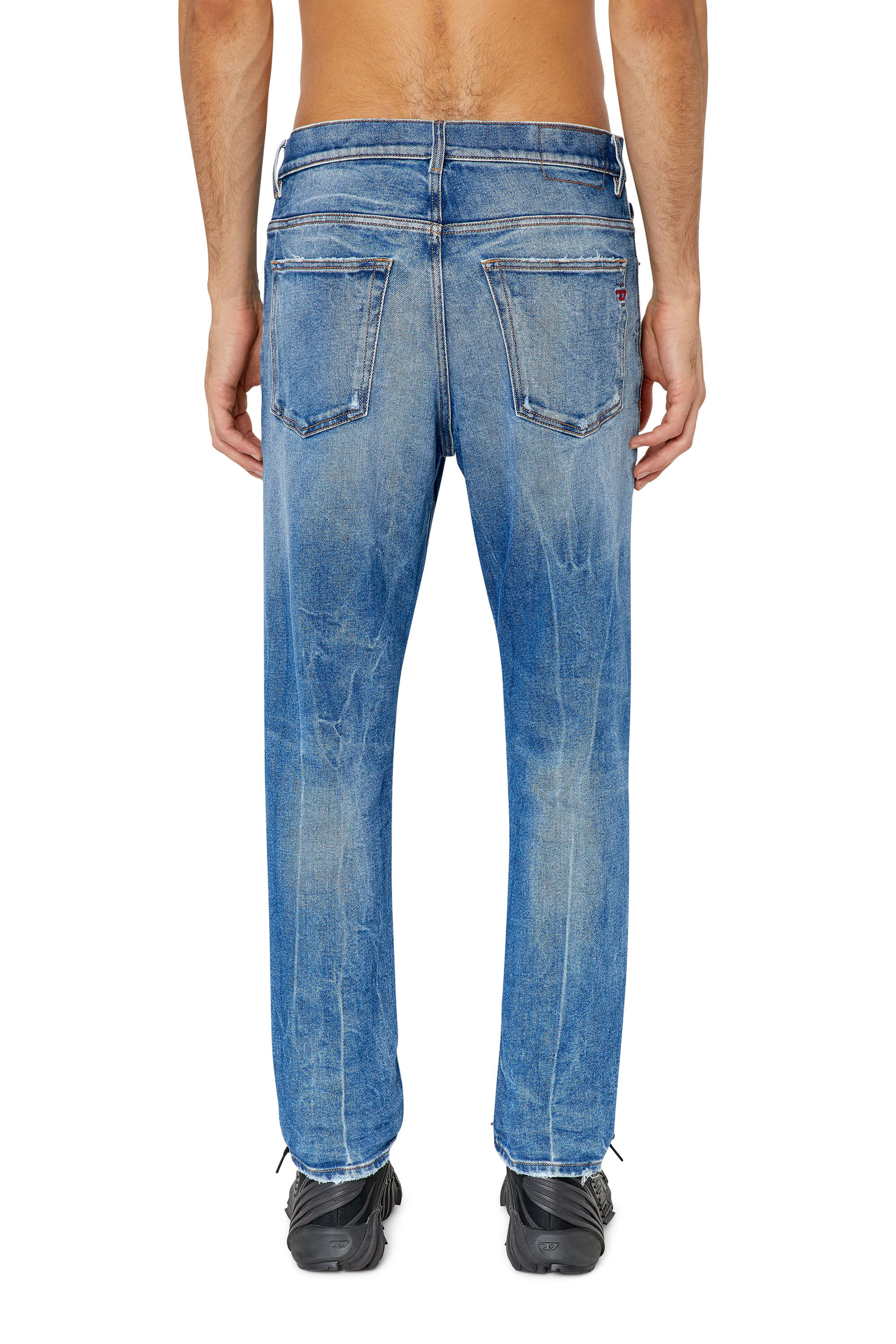 Diesel - 2005 D-Fining 09E85 Tapered Jeans, Bleu Clair - Image 4