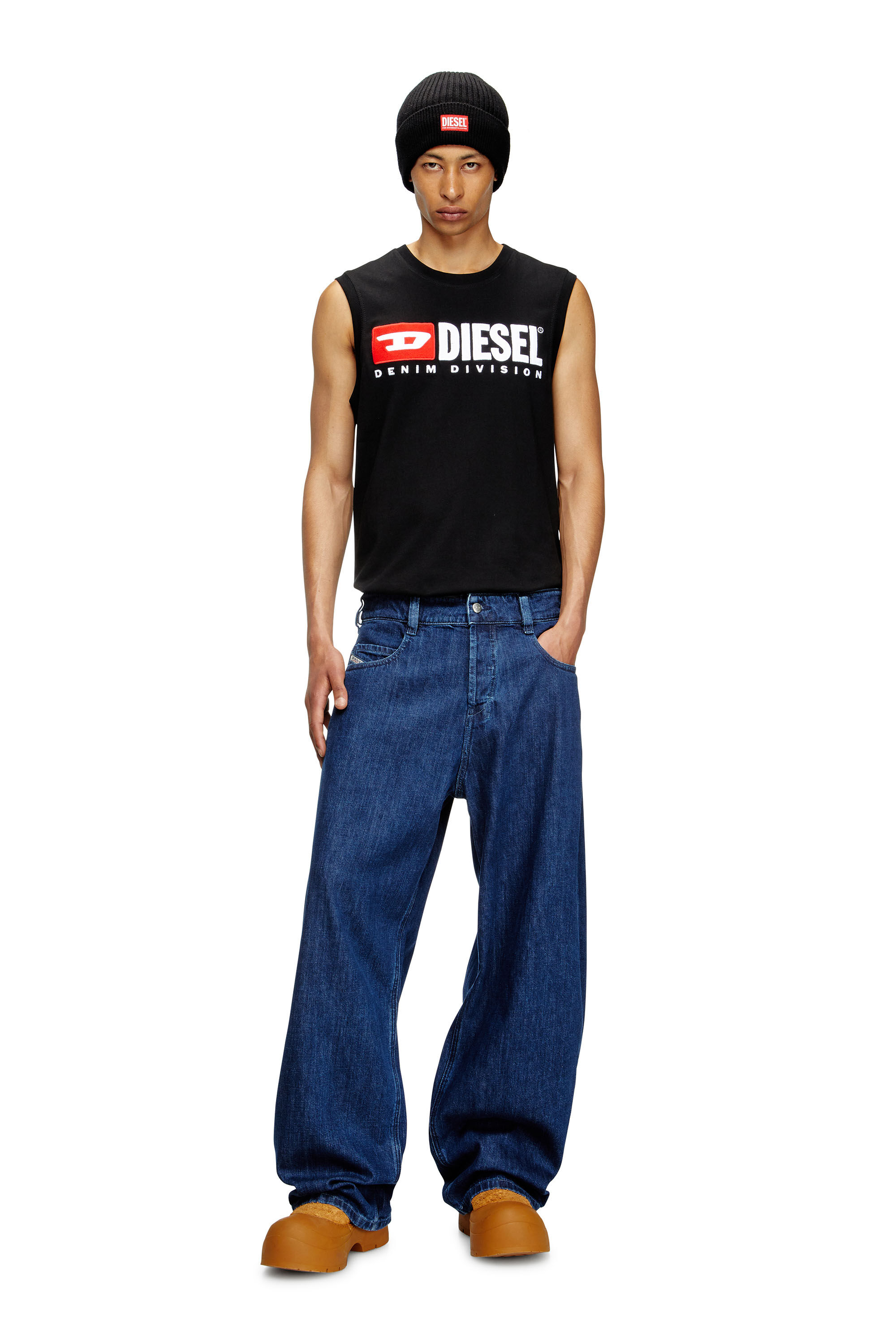Diesel - Relaxed Jeans 1997 D-Enim 0DBDX Mixte, Bleu Foncé - Image 1