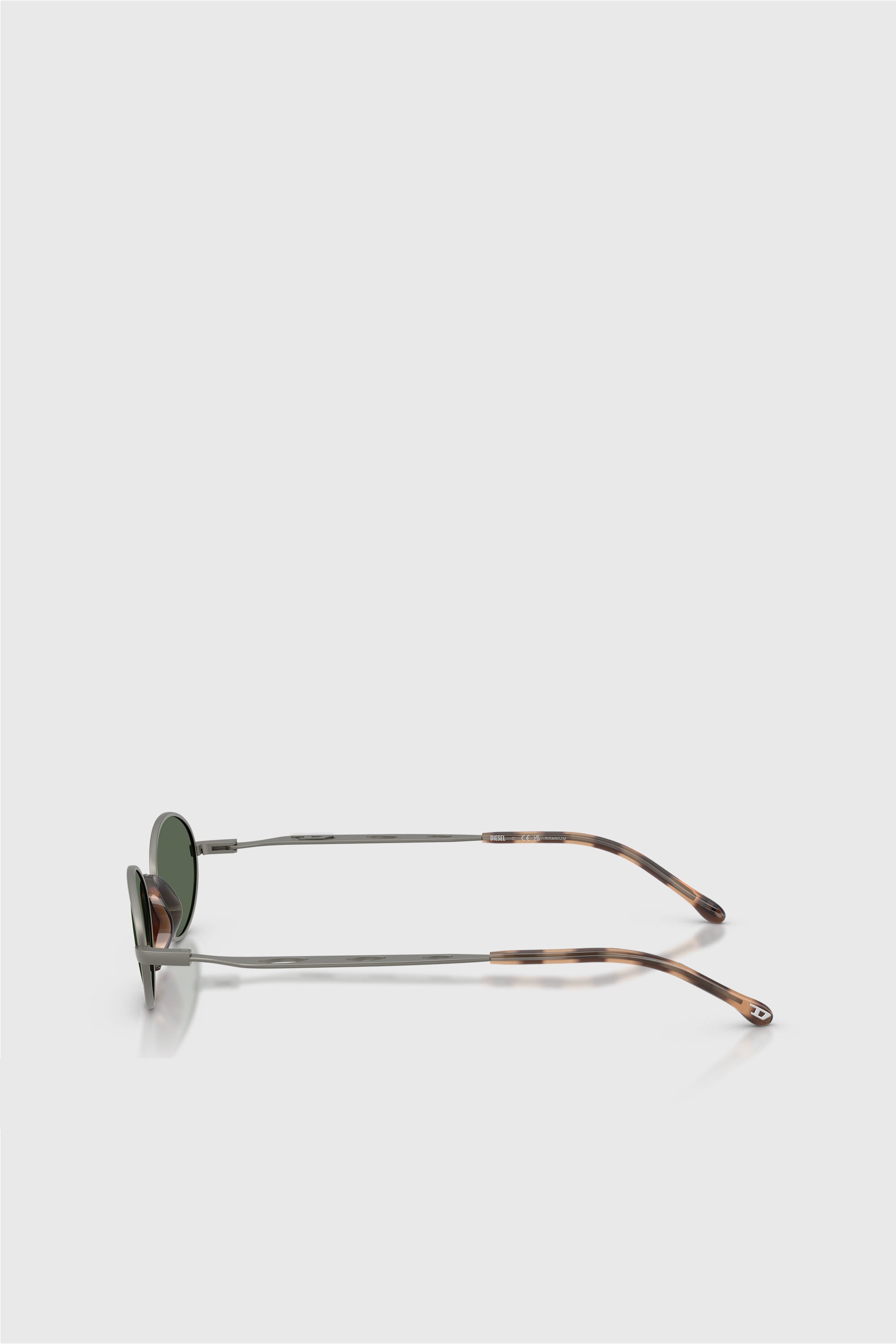 Diesel - 0DL1023T, Unisex's Pilot Sunglasses in Black/Green - 3