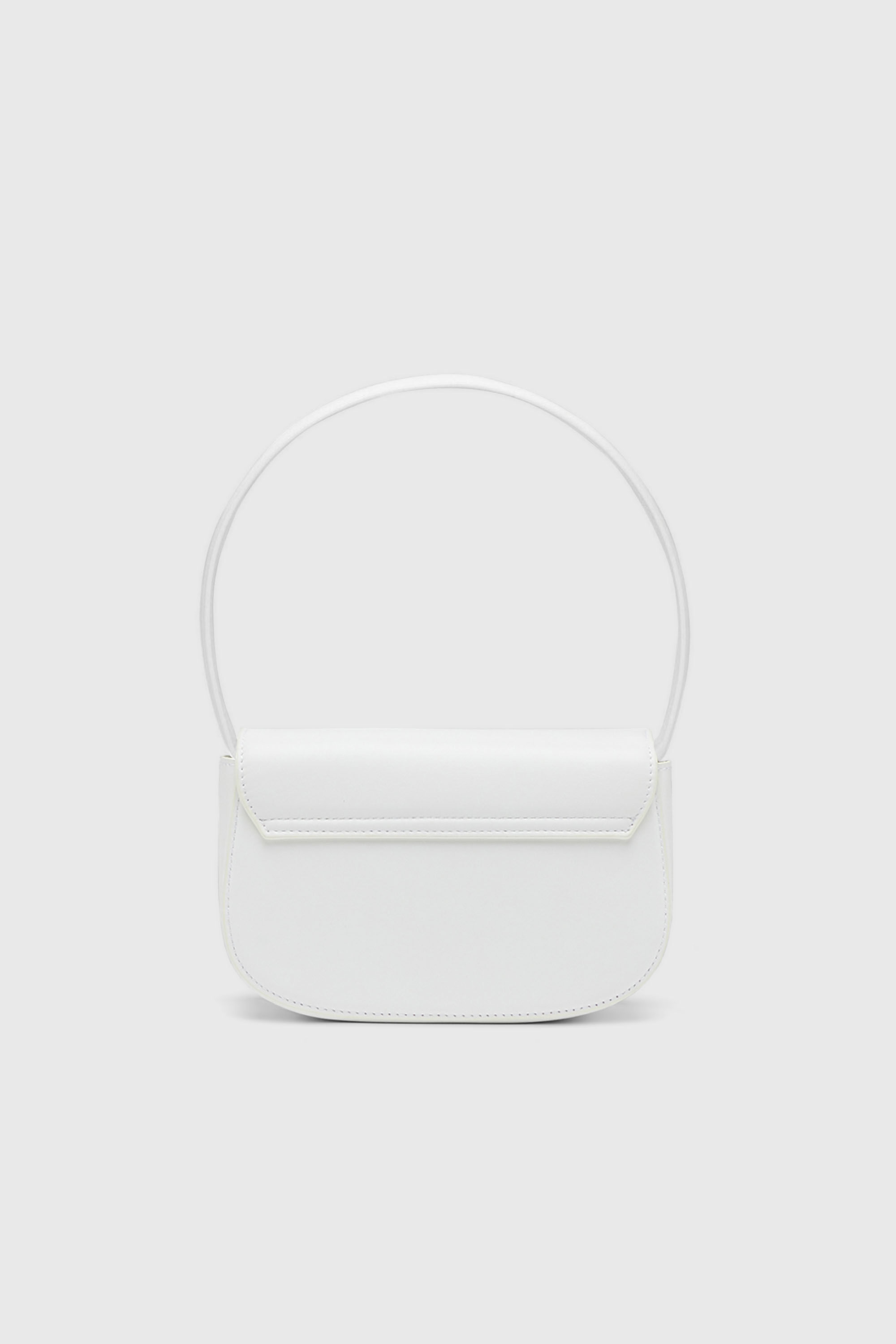 Diesel - 1DR, 1DR-Sac iconique &agrave; bandouli&egrave;re en cuir nappa Femme in Blanc - 3