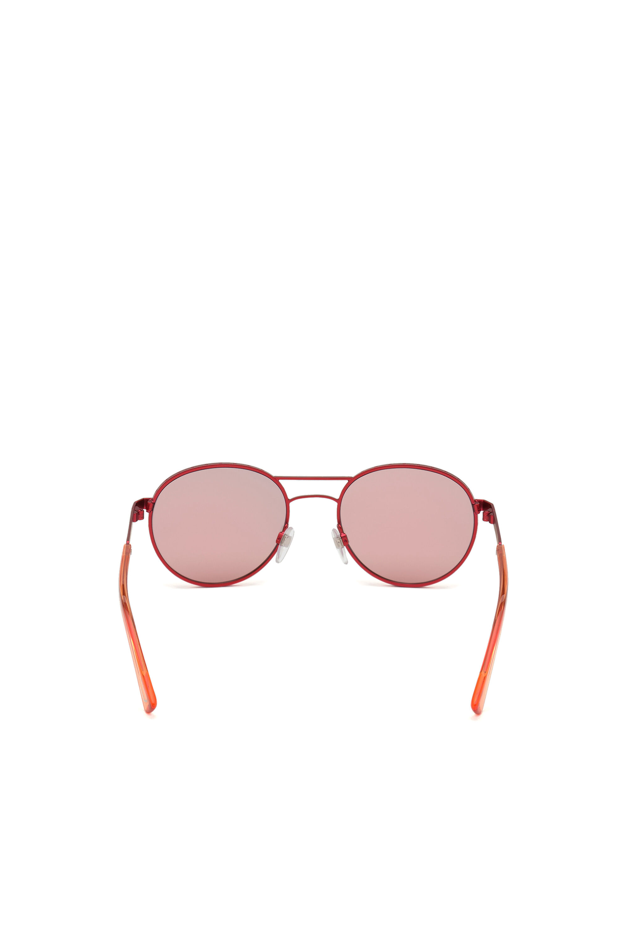 Diesel - DL0265, Lunettes rondes en métal et acétate Mixte in Rose - 3