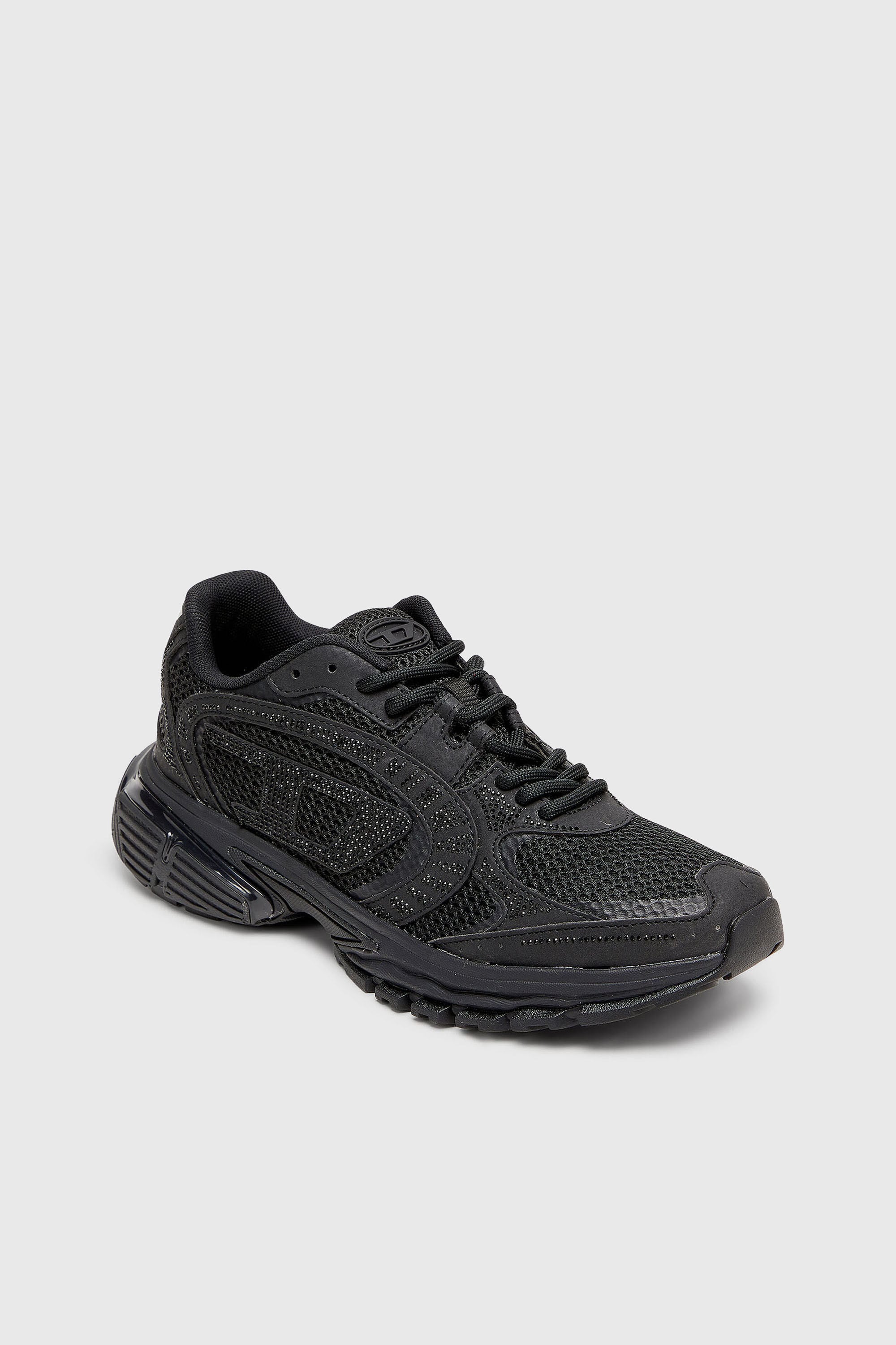 Diesel - S-PRO-V-DENSE LOW W, S-Pro-V-Dense - Sneakers en mesh avec cristaux Femme in Noir - 6