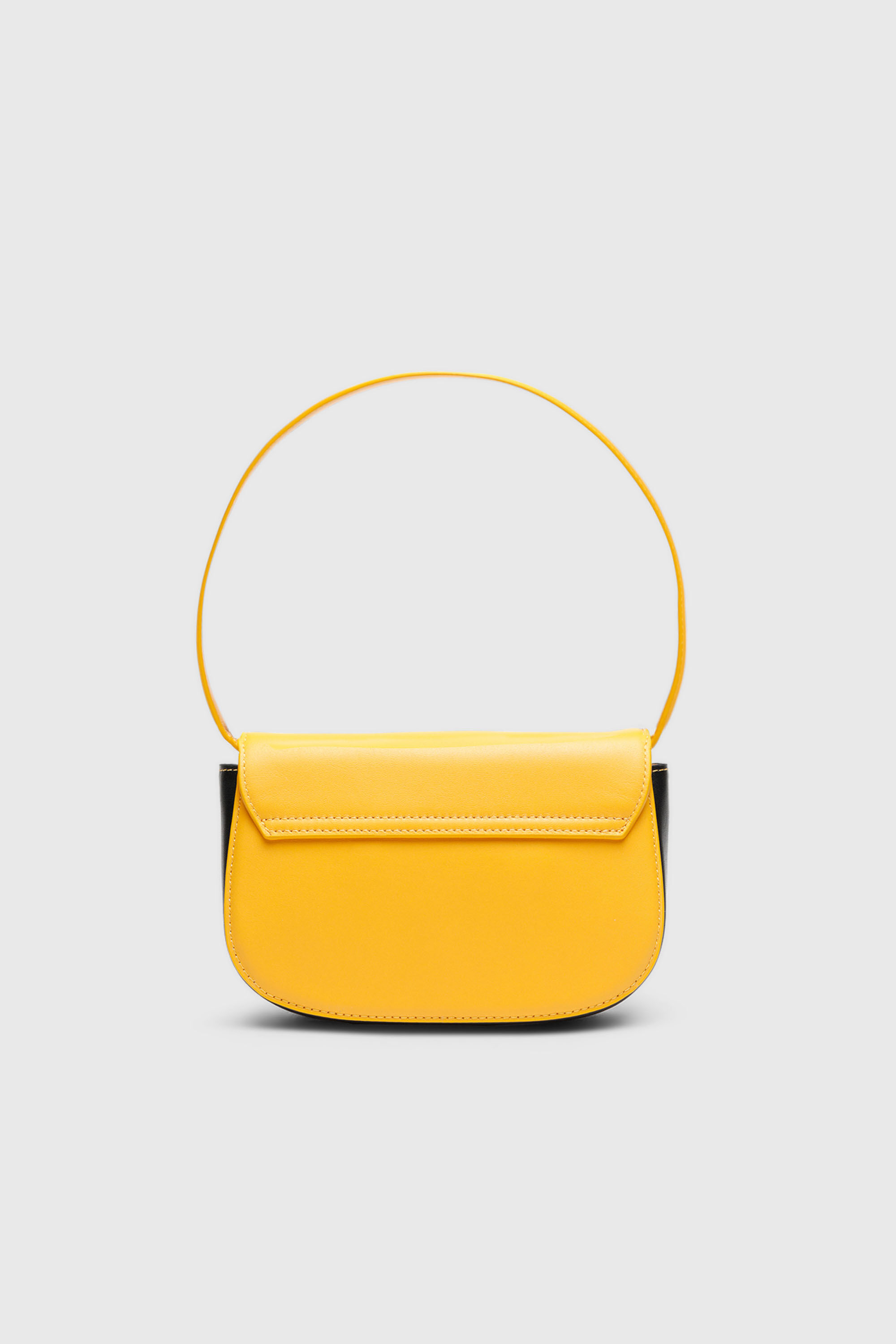 Diesel - 1DR, 1DR - Sac iconique &agrave; bandouli&egrave;re en cuir nappa Femme in Jaune - 3