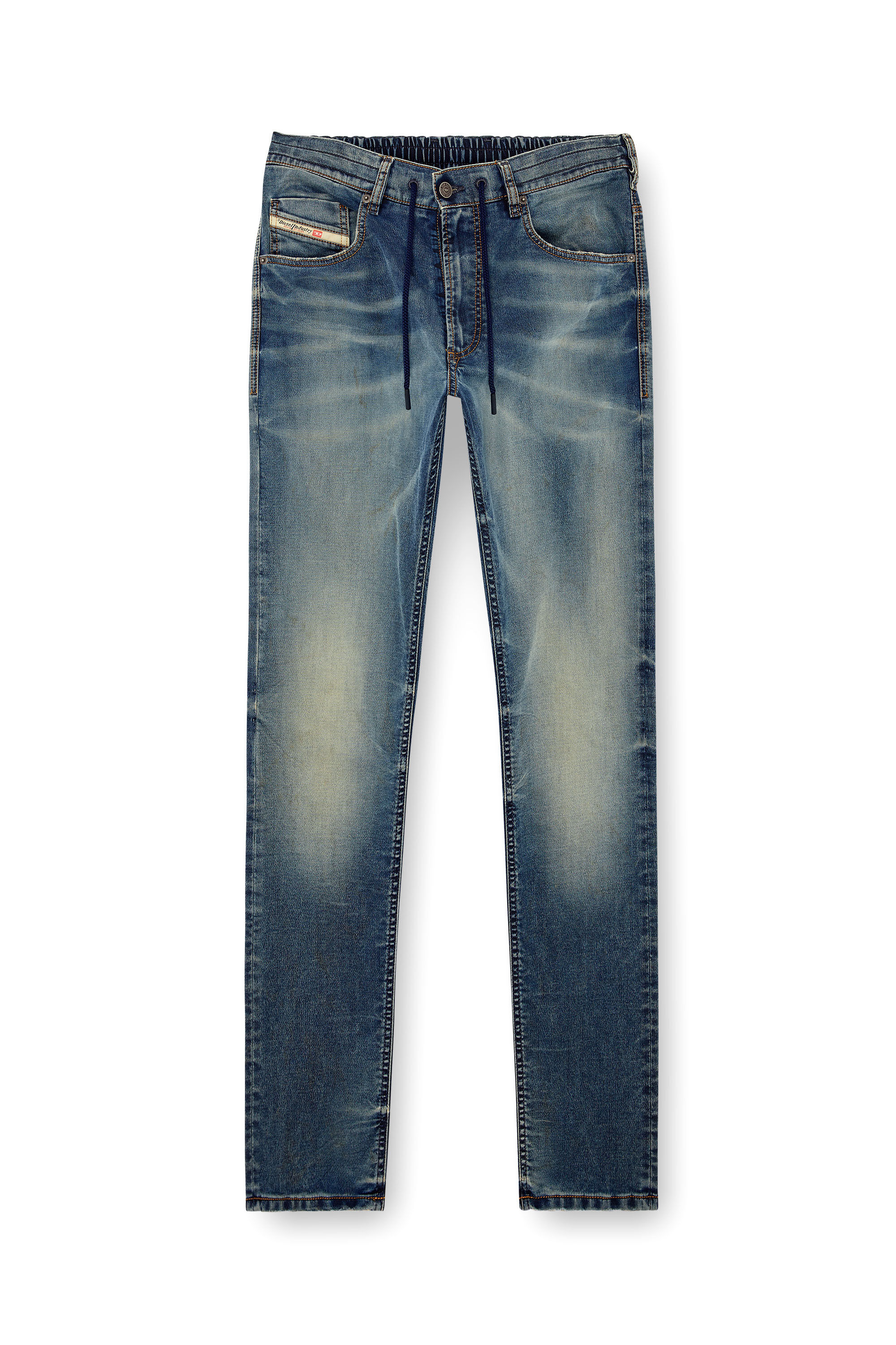 Diesel - Regular 2030 D-Krooley Joggjeans&reg; 068LZ Homme, Bleu moyen - Image 4