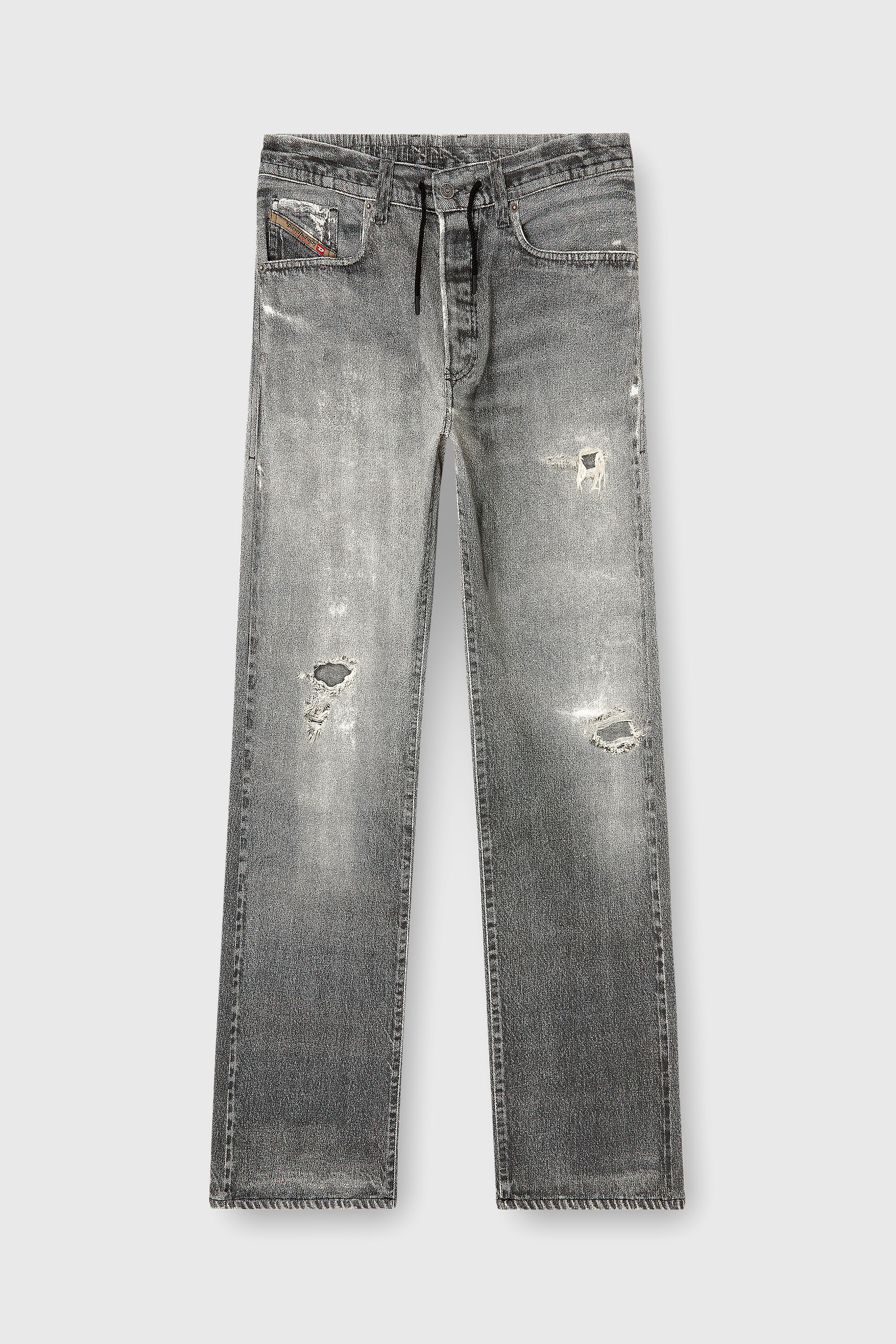 Diesel - Relaxed 2080 D-Reel Joggjeans&reg; 068US Homme, Gris - Image 4