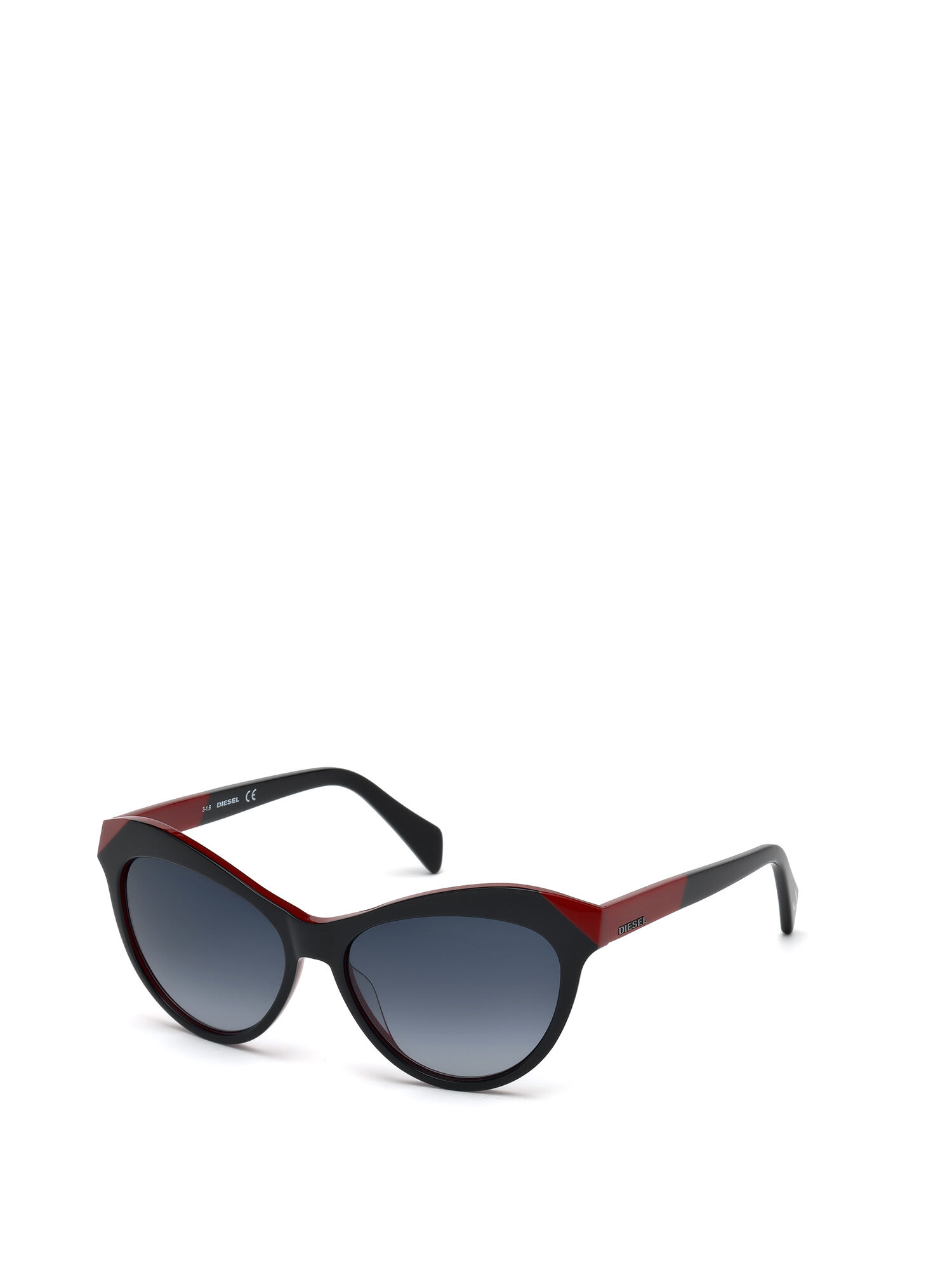Diesel - DL0225, Lunettes contemporaines en forme d'œil de chat Femme in Noir - 4