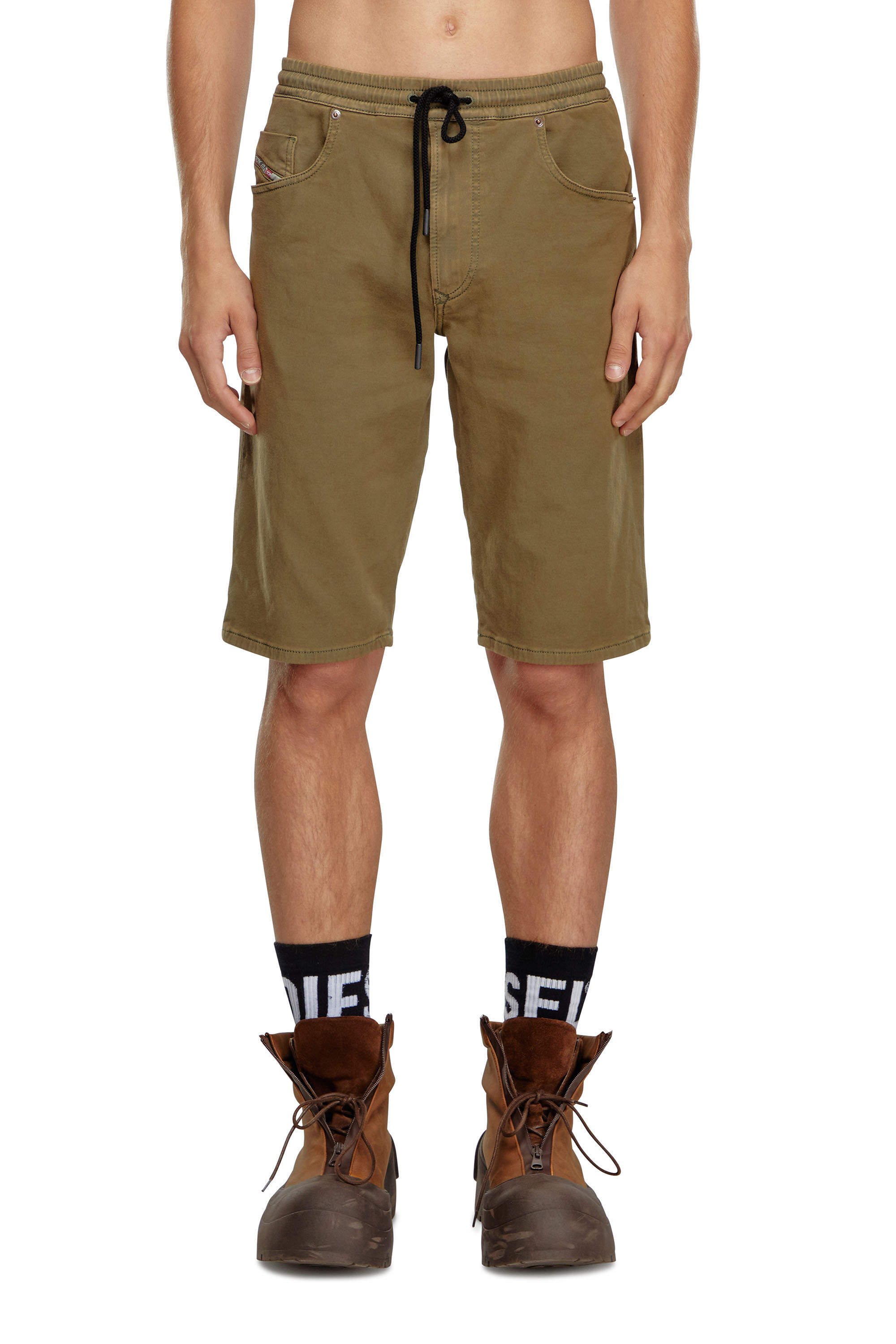 Short chino en JoggJeans Homme Vert Diesel