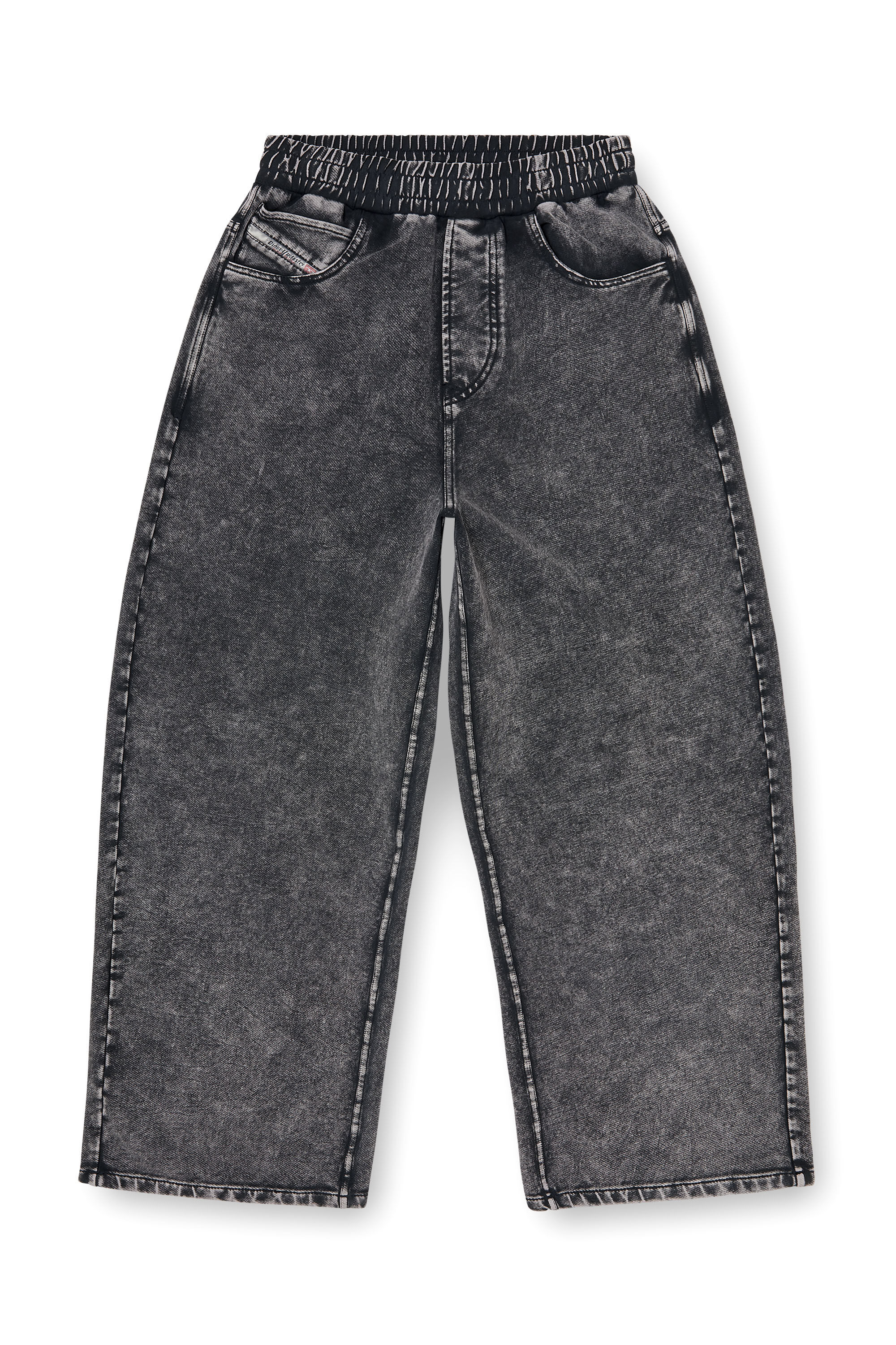 Diesel - P-STUKY, Pantalon de surv&ecirc;tement effet denim Femme in Gris - 2